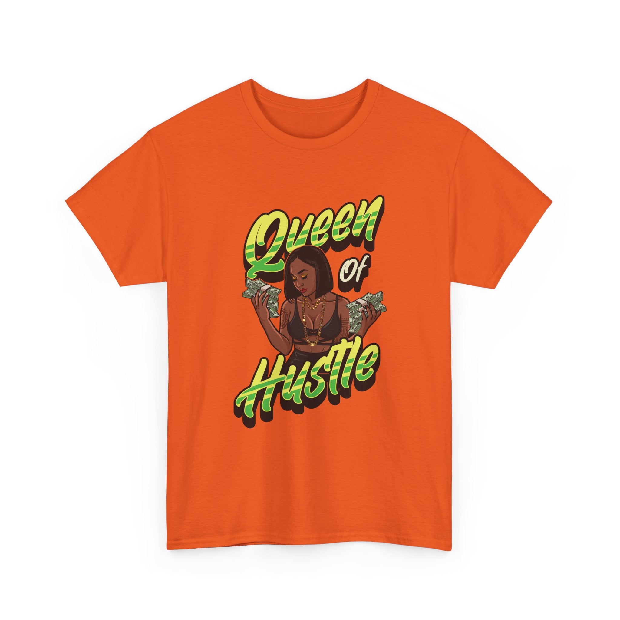 Queen of Hustle T-Shirt — Empowering Streetwear Tee