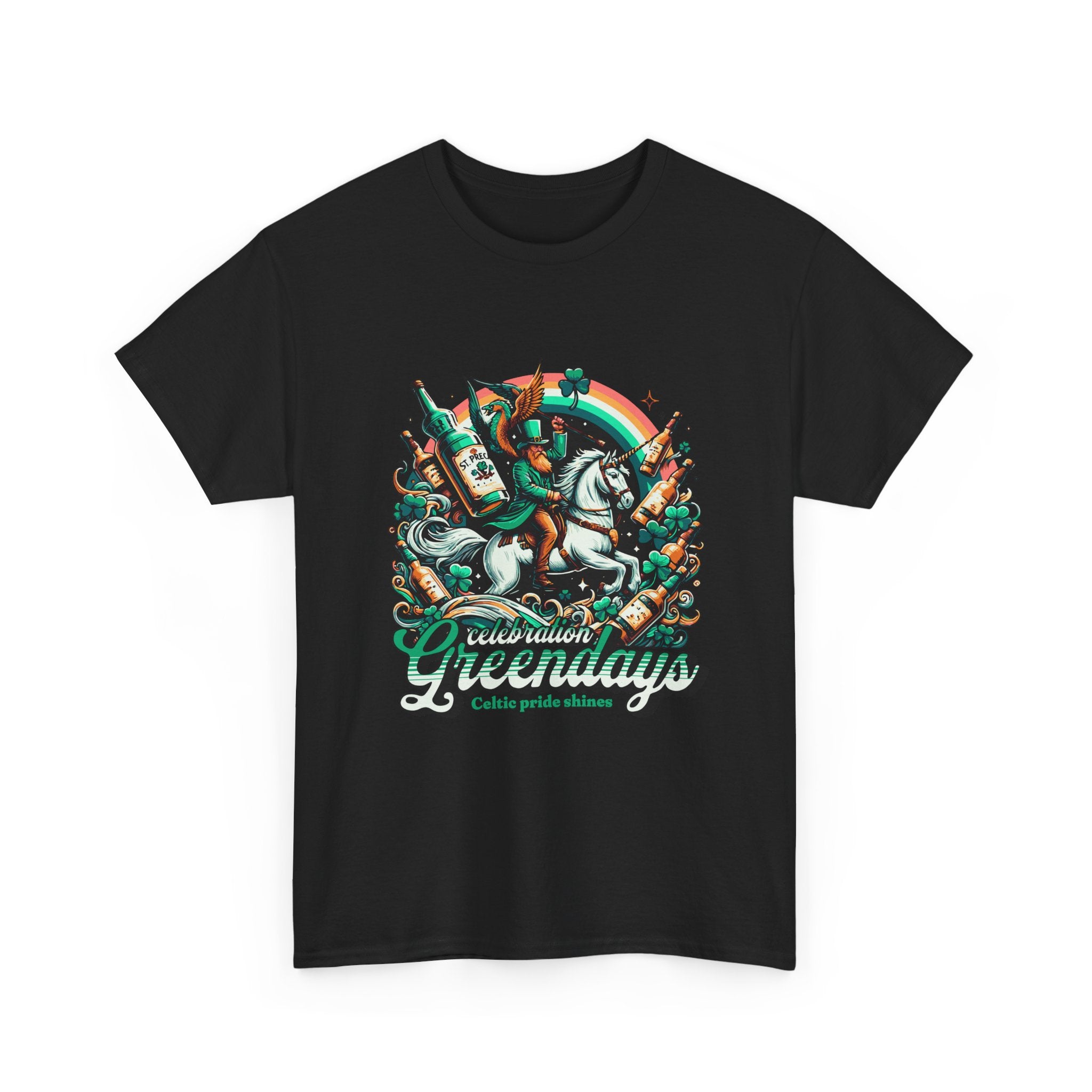 St. Patrick Celebration Greendays Rock Band Tee — St. Patrick's Day Graphic T-Shirt