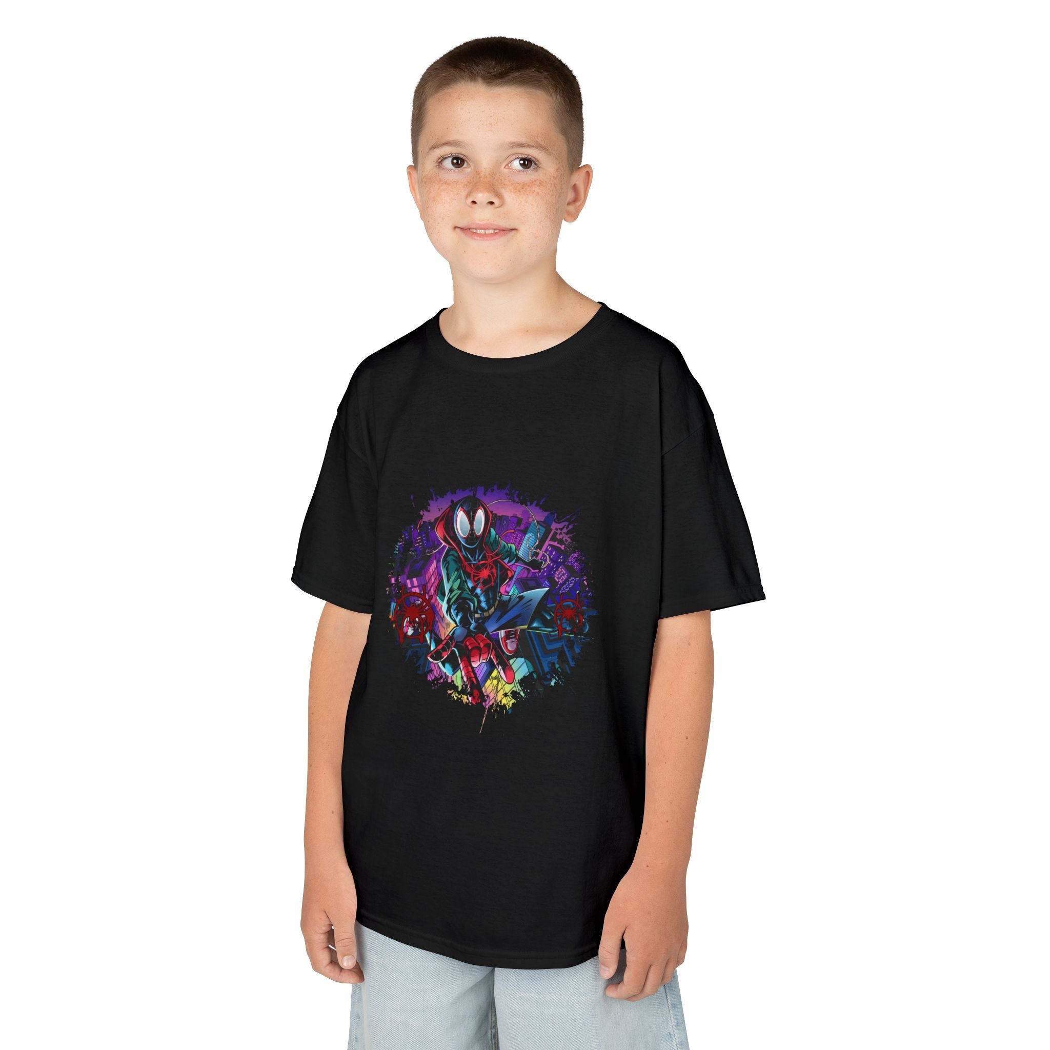 Kids Tee — Colorful Spider Hero Comic Art