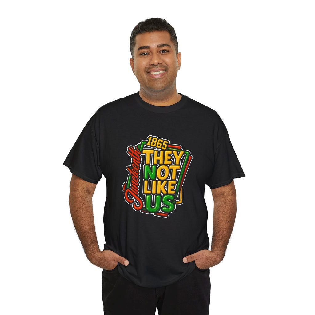 Juneteenth T-Shirt — '1865 They Not Like Us' Retro Civil Rights Statement Tee
