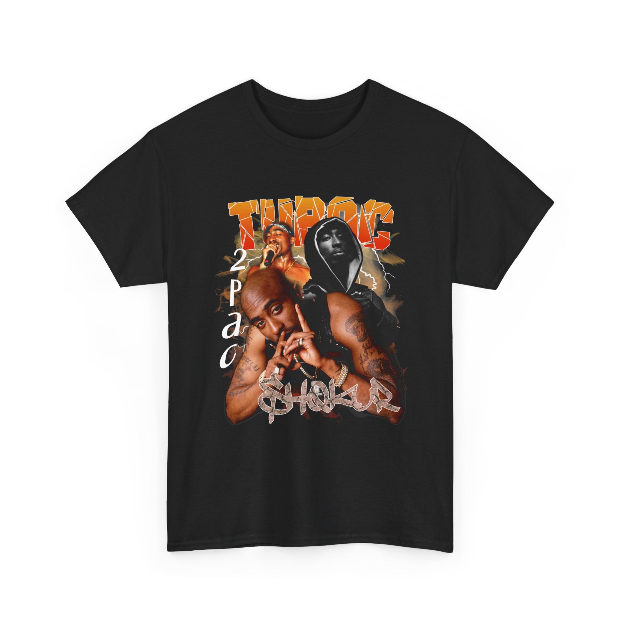 T-Shirt — 2Pac Tribute Graphic Tee (2Pac Portrait, Memorial Streetwear)
