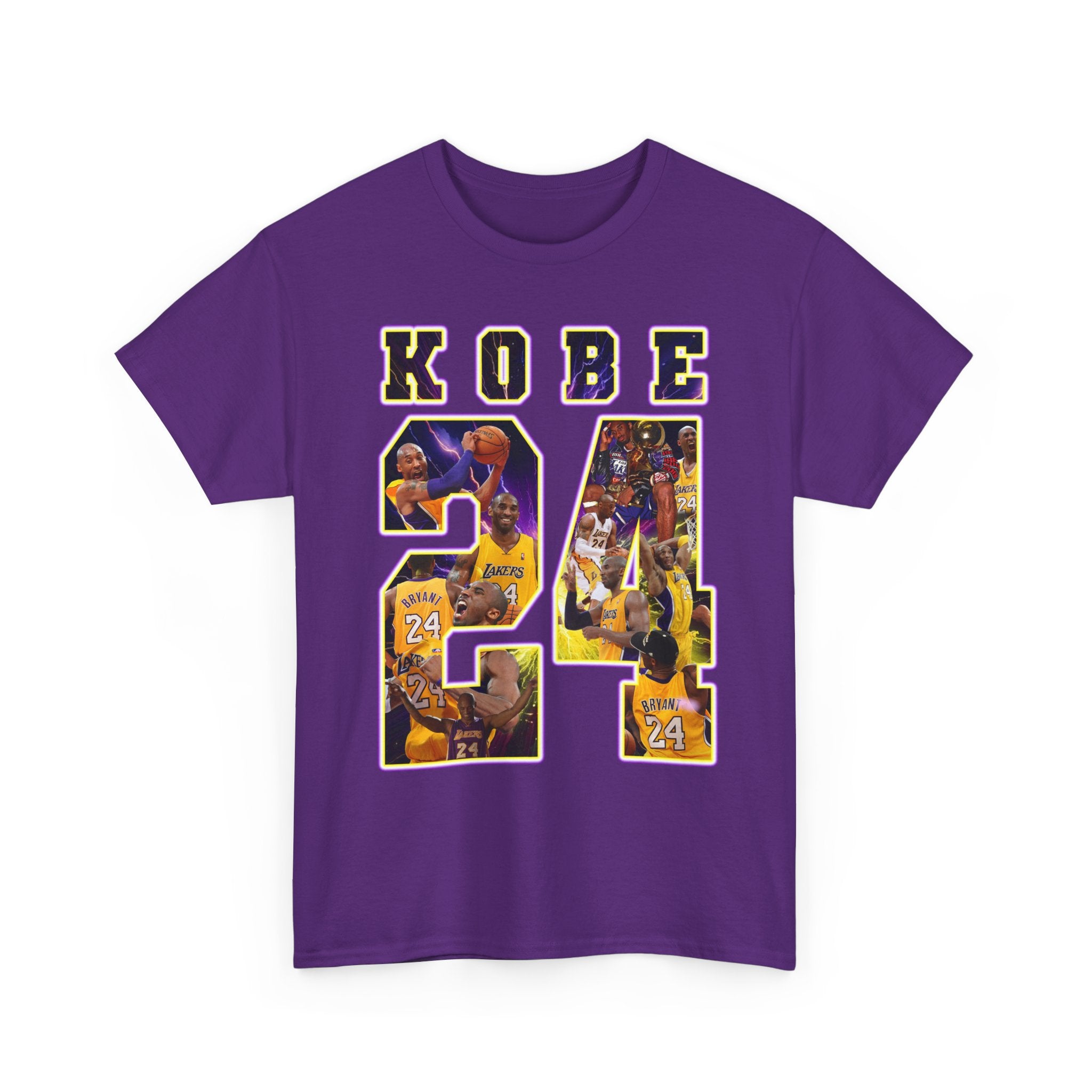 Number 24 Basketball Tribute Tee — Kobe 24 Collage Shirt