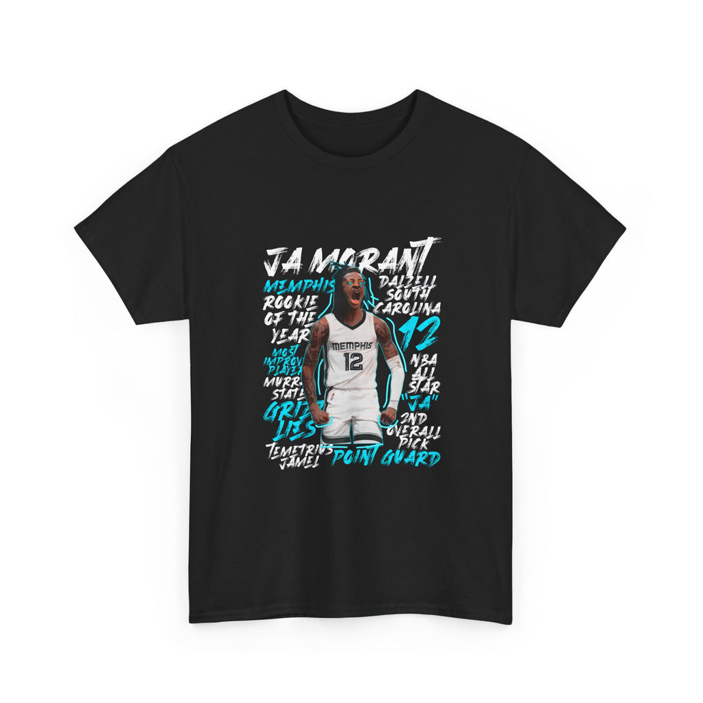 Ja Morant Basketball Tee — Memphis Grizzlies Player Graphic Shirt