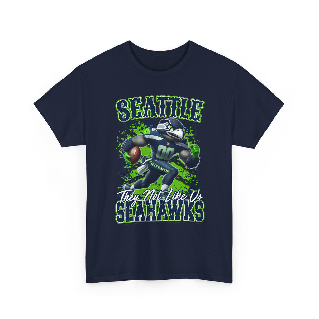 Seattle Seahawks They Not Like Us Football T-Shirt – “They Not Like Us” Grunge Fan Tee