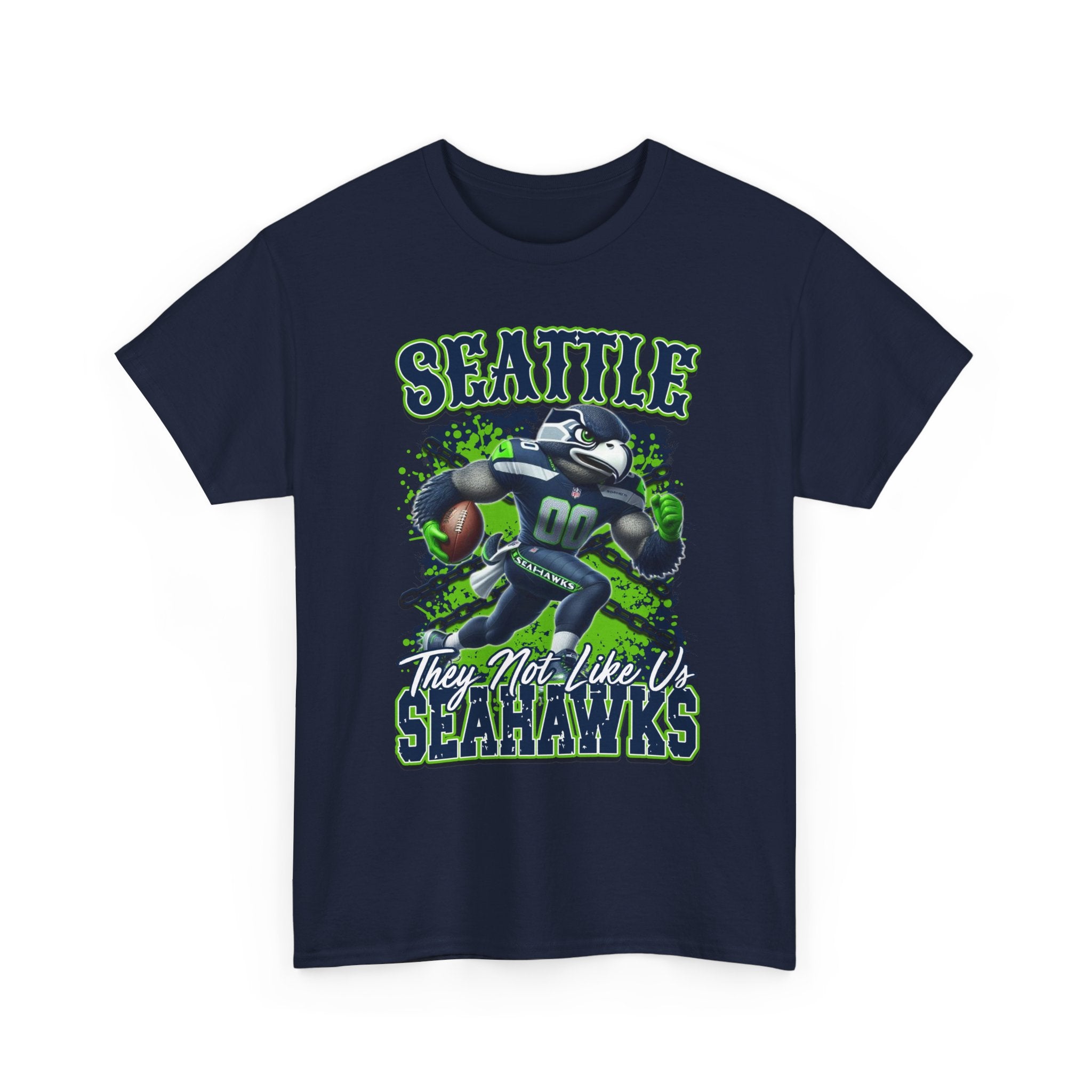 Seattle Seahawks They Not Like Us Football T-Shirt – “They Not Like Us” Grunge Fan Tee