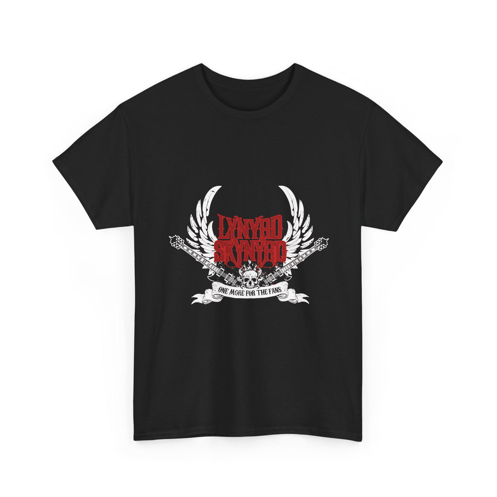 Band Tee — 'Dazed & Awed' Rock Graphic T-Shirt with Wings & Roses