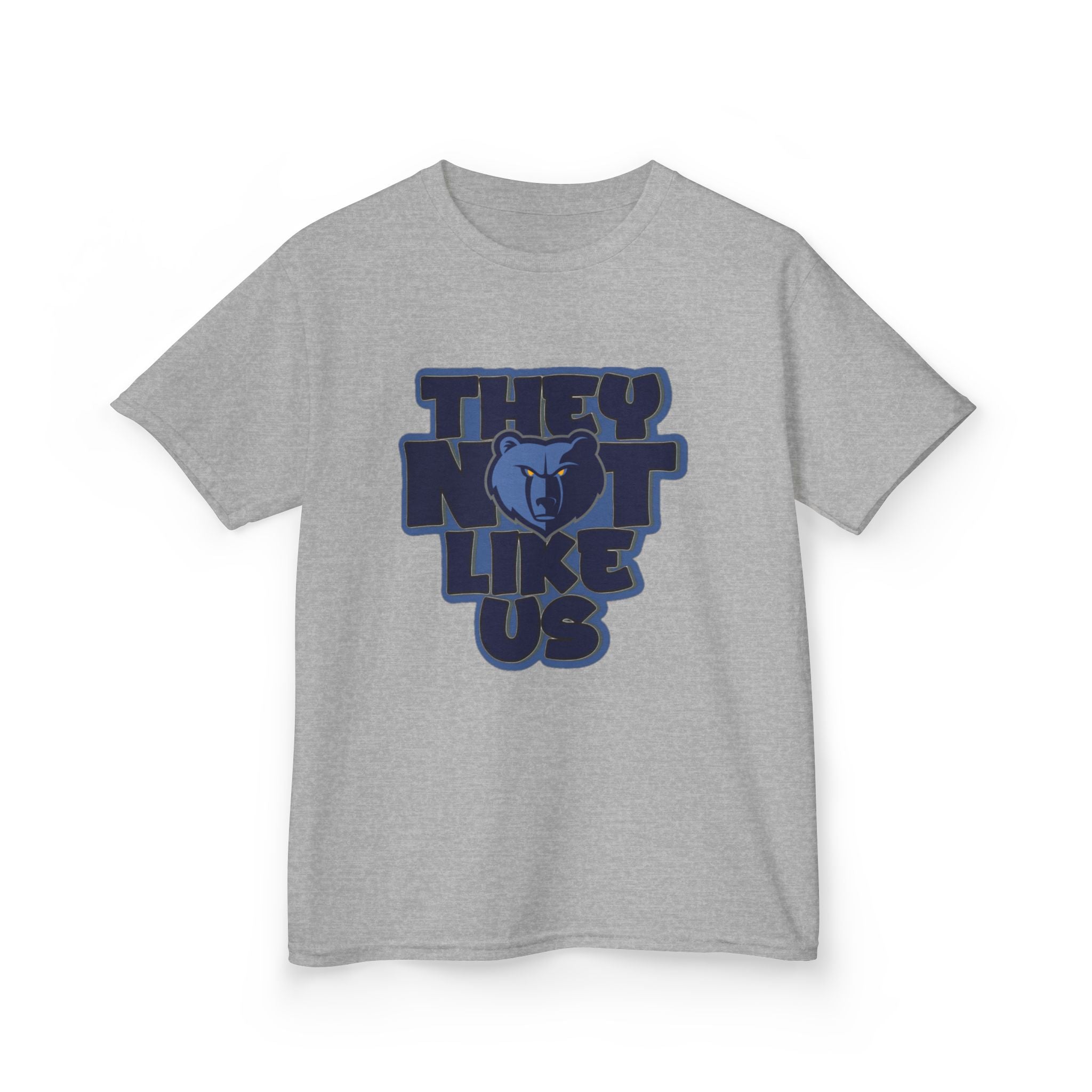 Kids 'They Not Like Us' Graphic Tee - Playful Sports Mascot Shirt