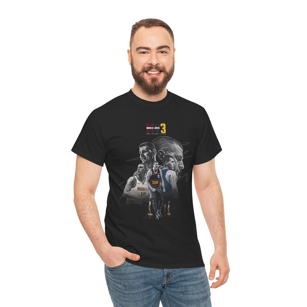 Nikola Jokic Basketball Unisex Heavy Cotton Tee