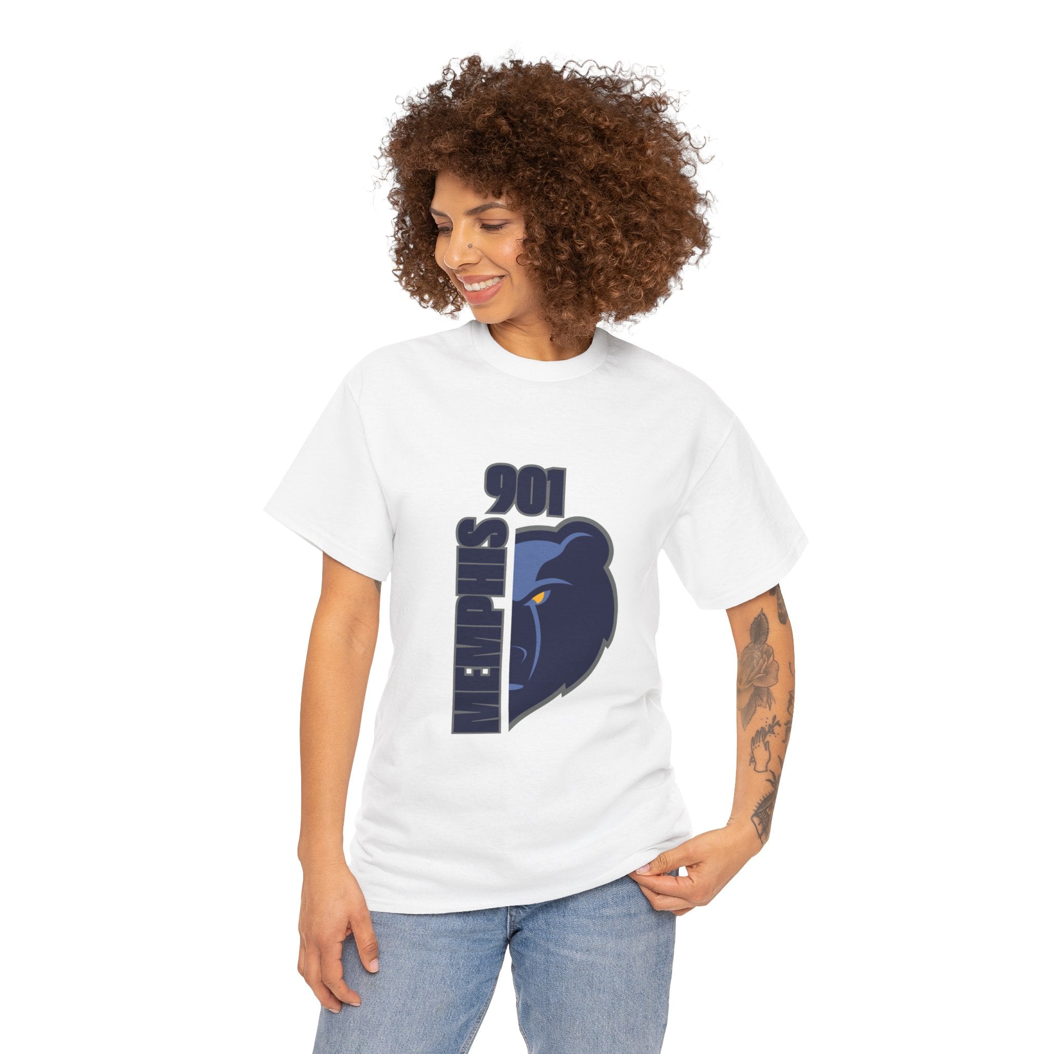 Memphis Grizzlies 901 Vertical Logo T-Shirt