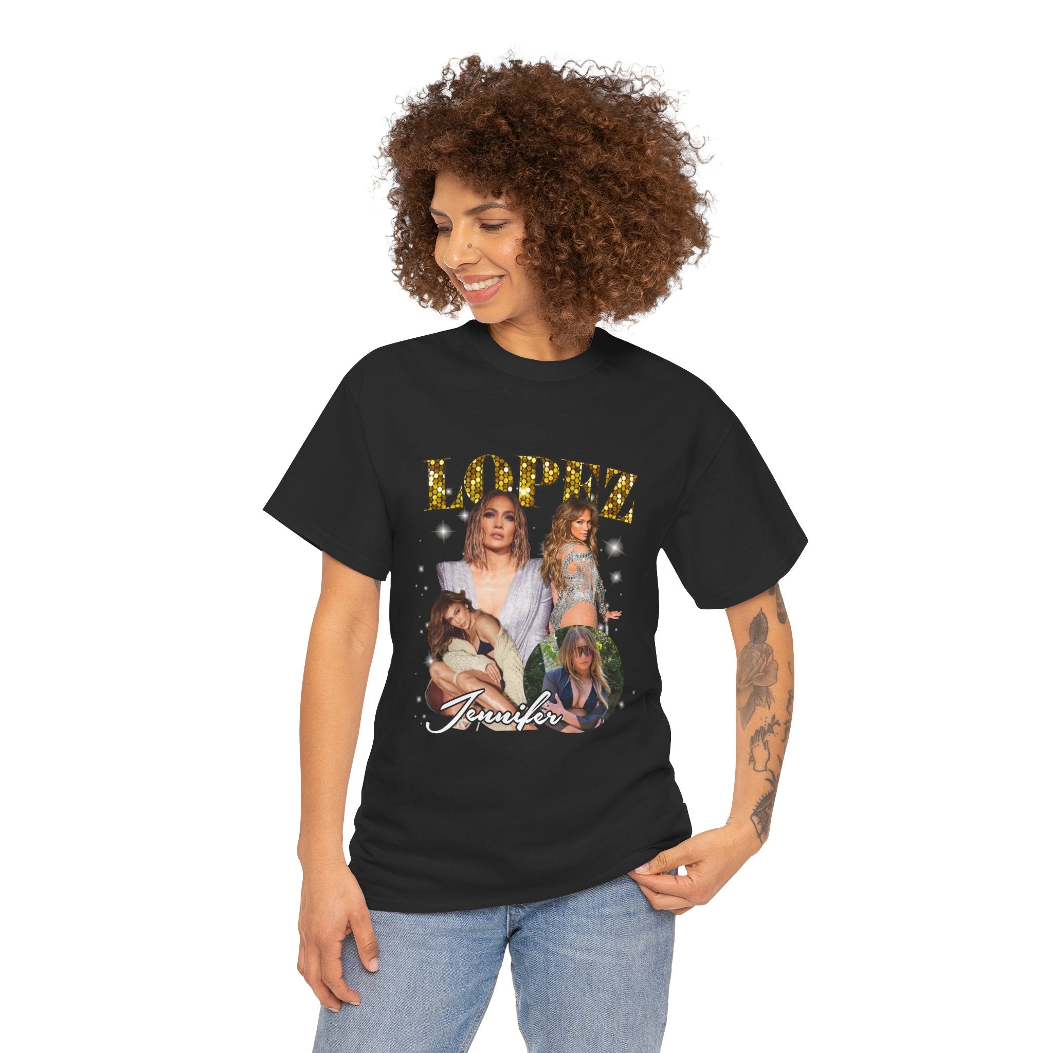 Lopez Family Portrait Tee — "Jennifer" Graphic Shirt