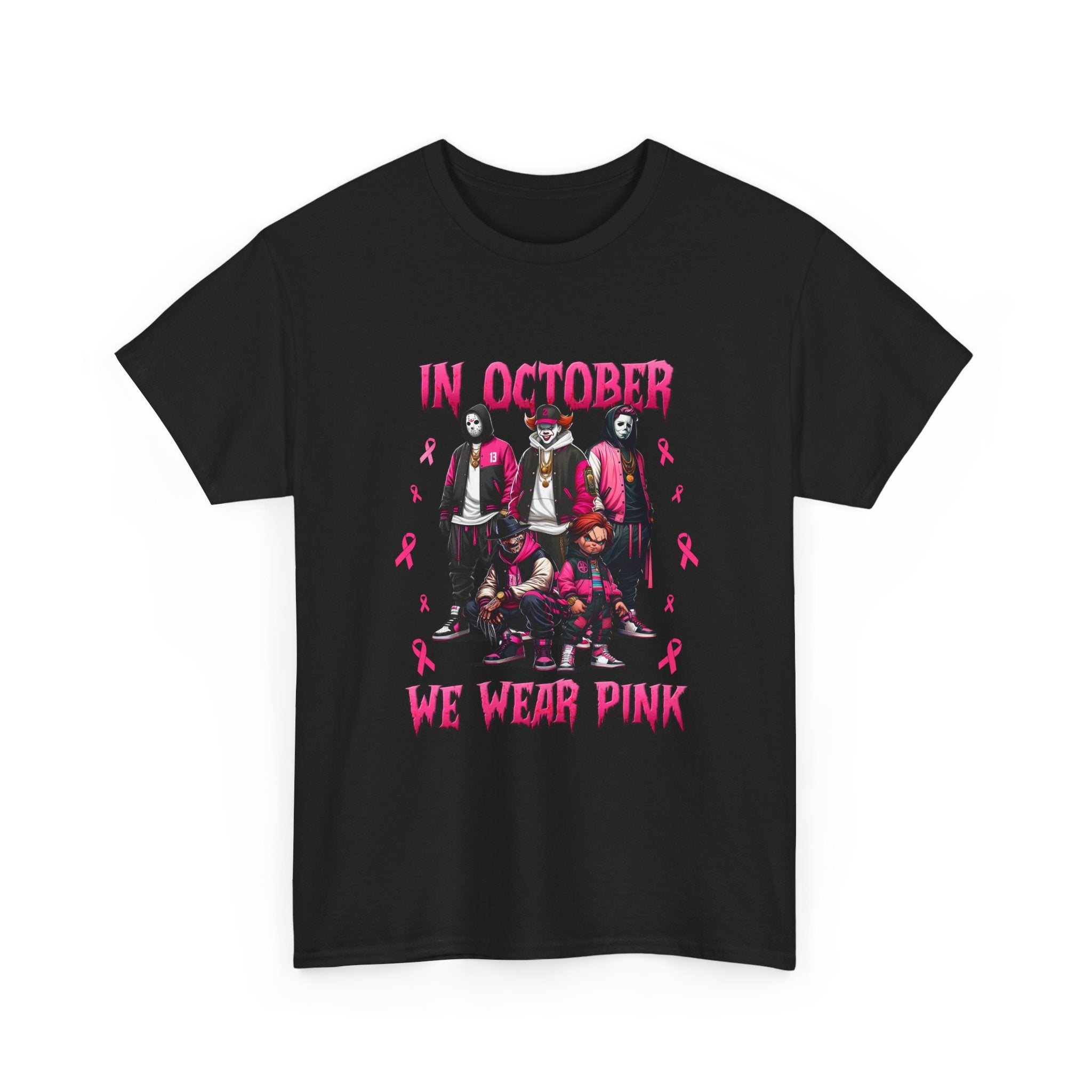 Breast Cancer Awareness 'In October We Wear Pink' T-Shirt