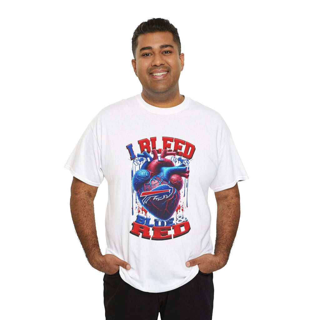 I Bleed Blue & Red T-Shirt