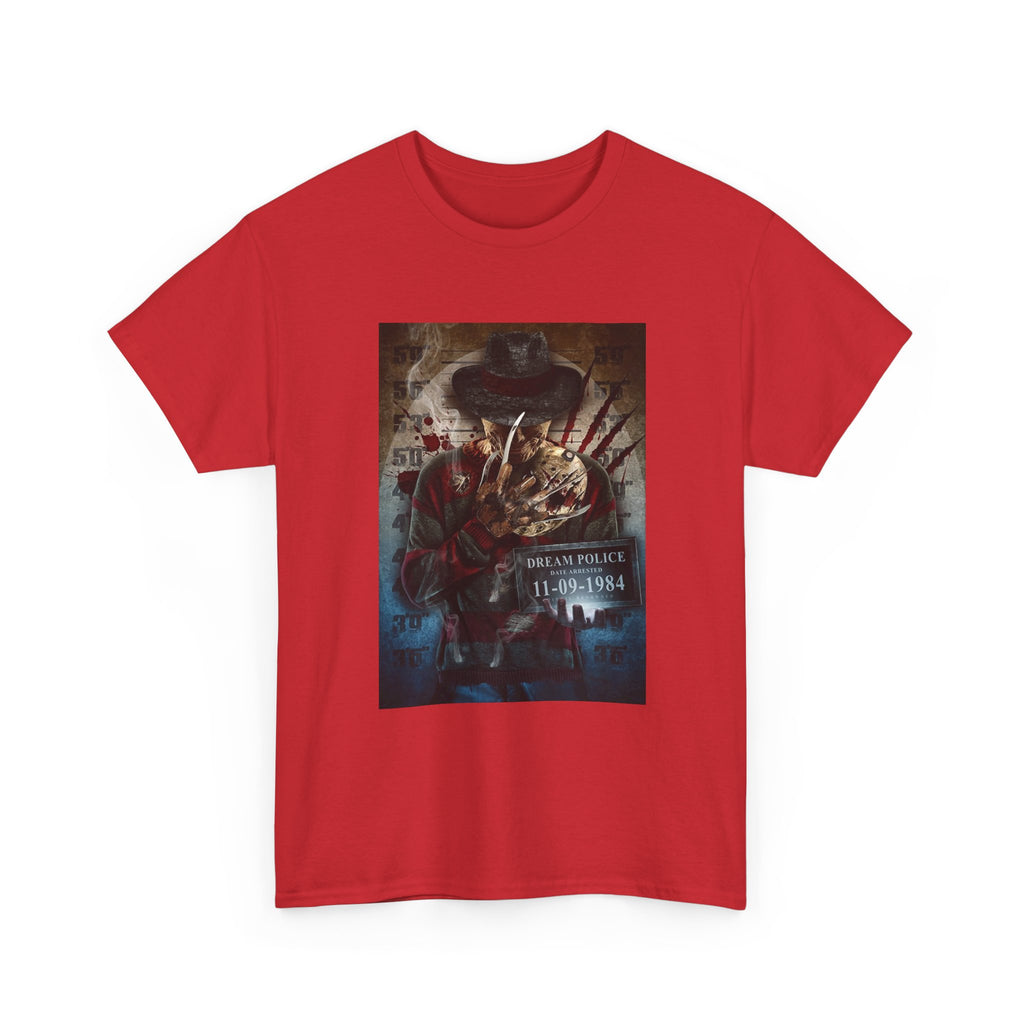 Freddy Krueger Horror Tee — Dream Police 11-10-1984 Graphic T-Shirt