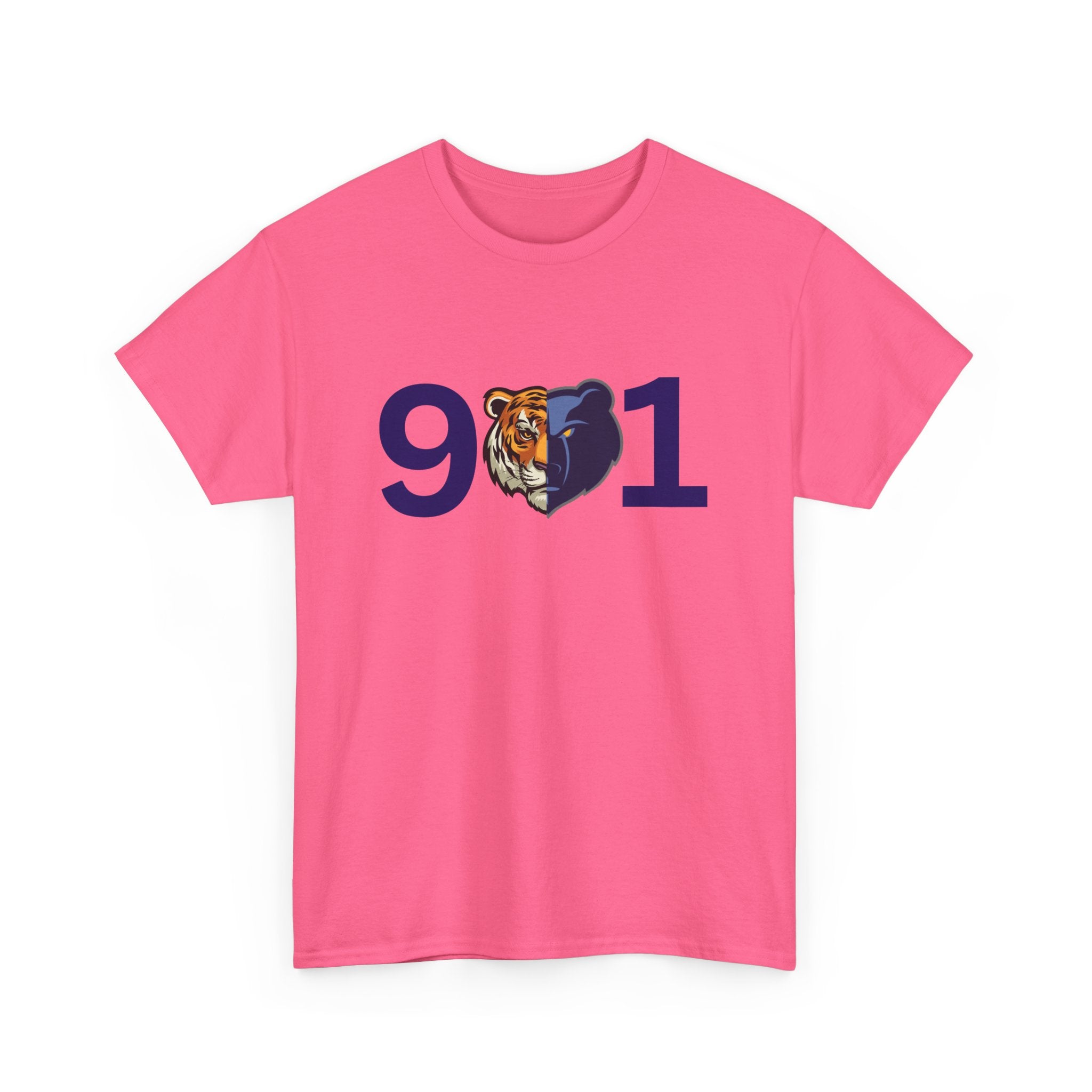 901 Heart Tiger T-Shirt — Memphis Pride Graphic Tee