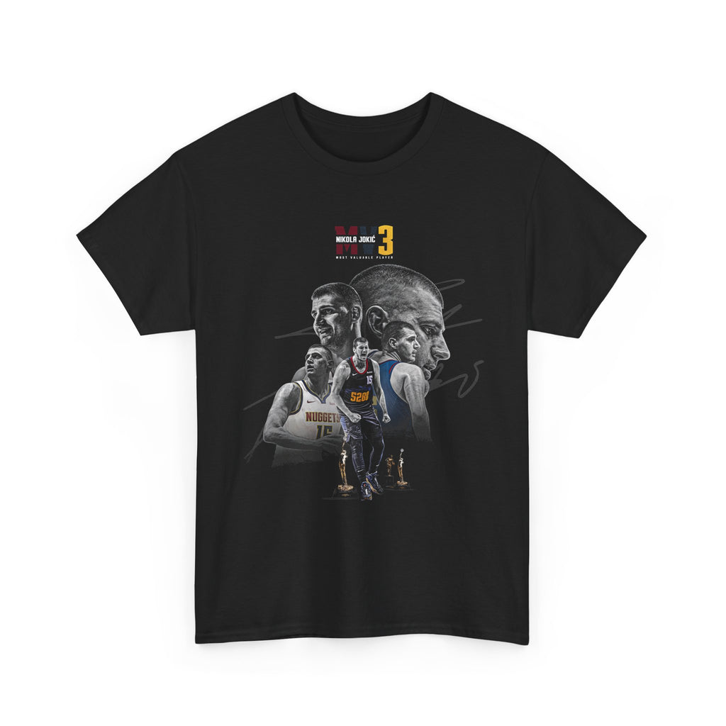 Nikola Jokic Basketball Unisex Heavy Cotton Tee