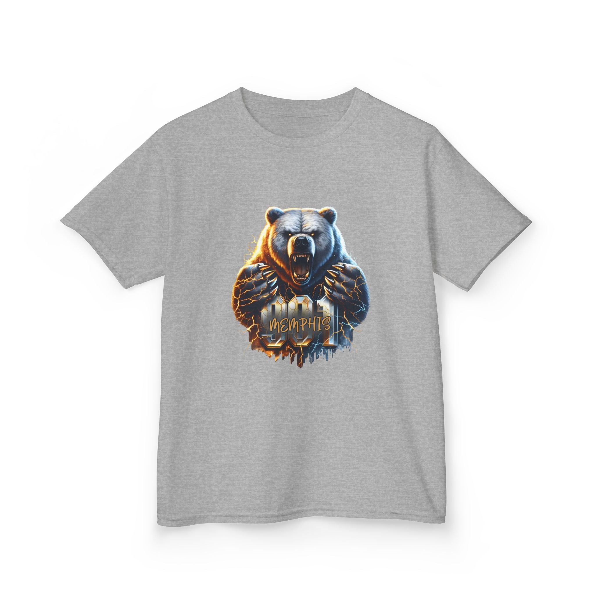 Kids Bear Graphic Tee — Mountain Bear Adventure Shirt
