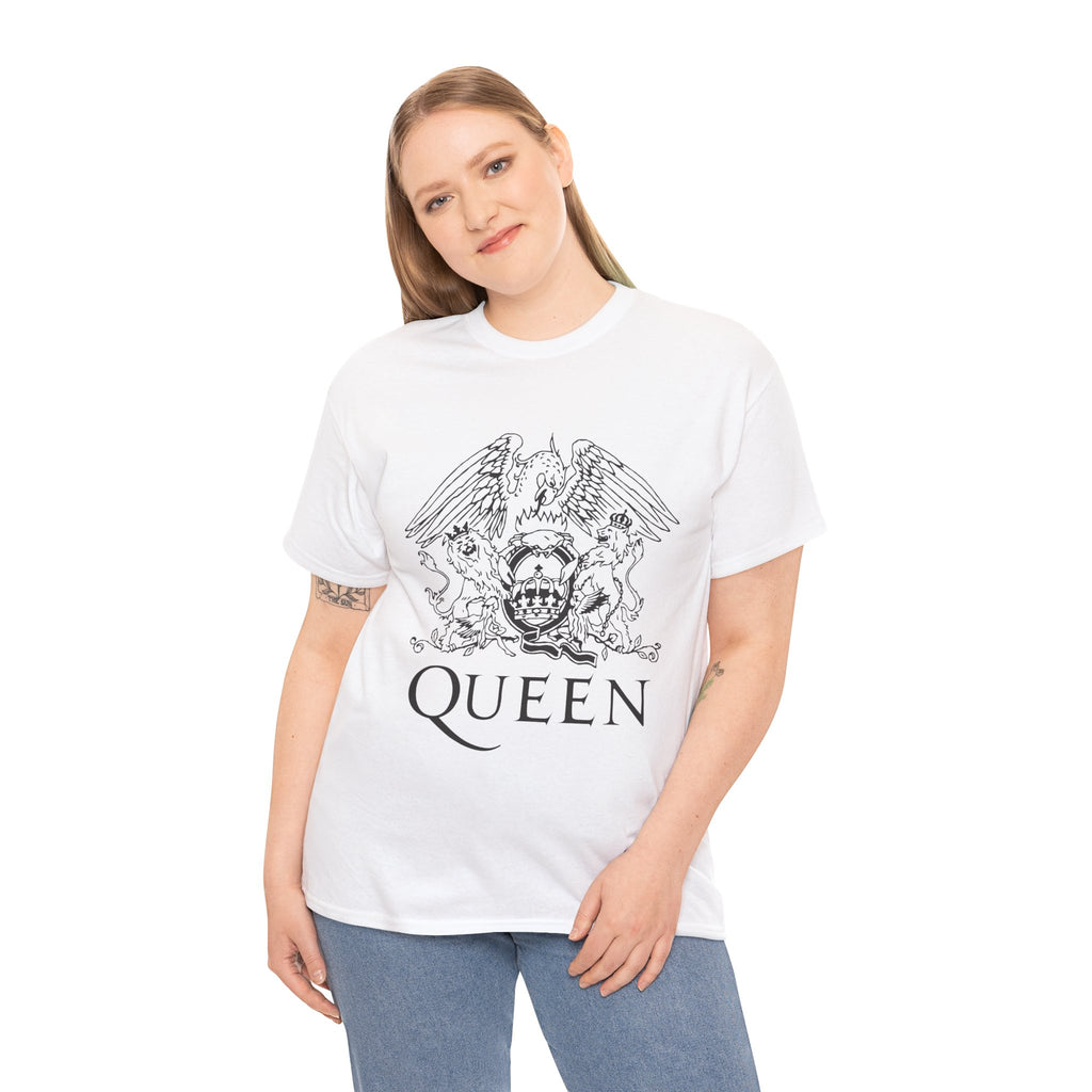 Queen Band Crest T-Shirt — Vintage Rock Logo Tee