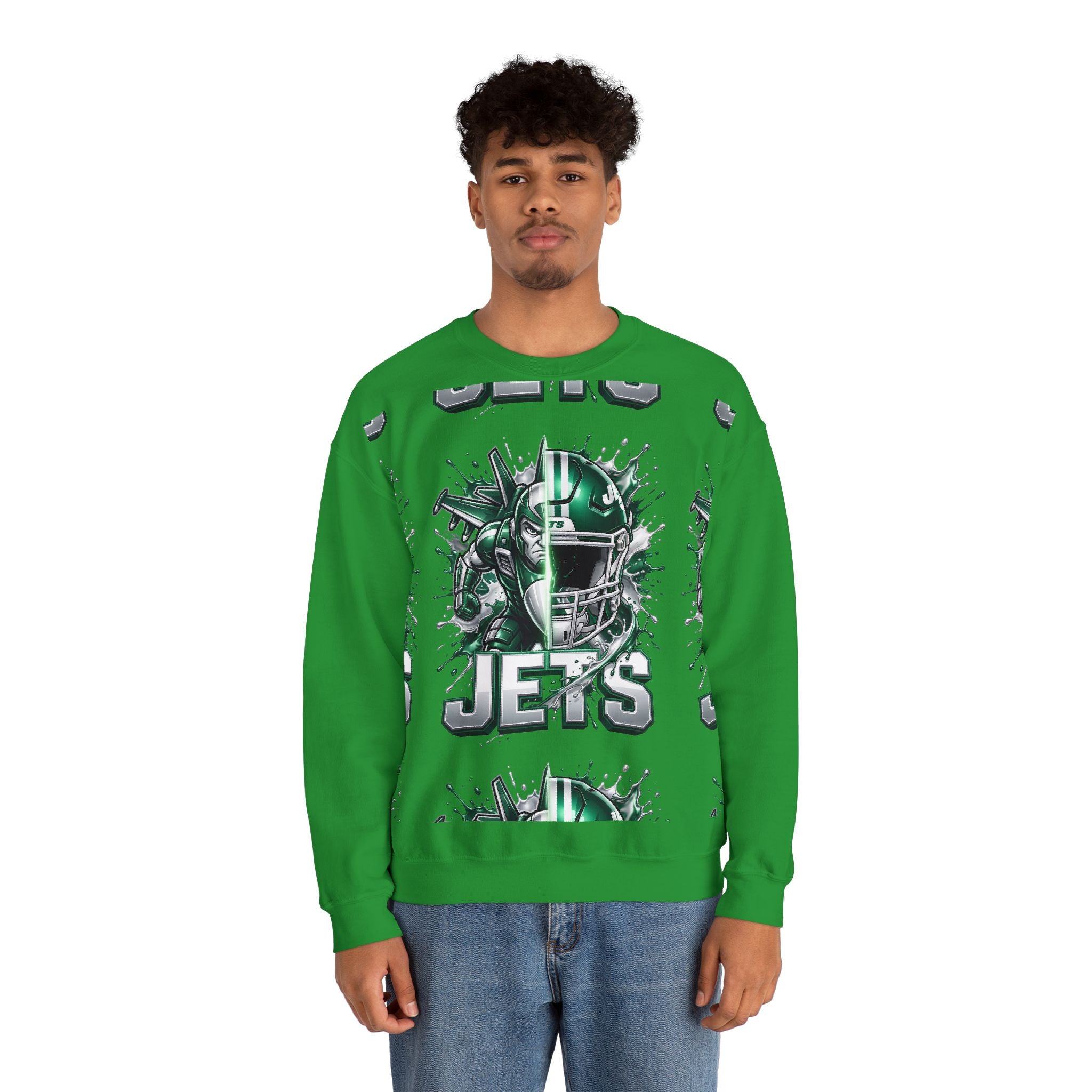 Jets Helmet Graphic Sweatshirt