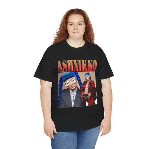 Ashnikko Graphic Tee — Retro Photo Band Shirt