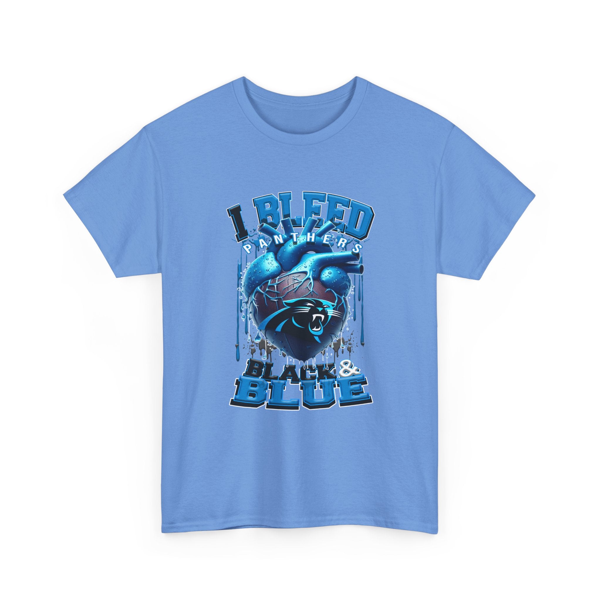 I Bleed Black & Blue Panthers T-Shirt