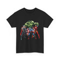 Avengers Team Graphic Tee — Hulk, Thor, Captain America & Iron Man