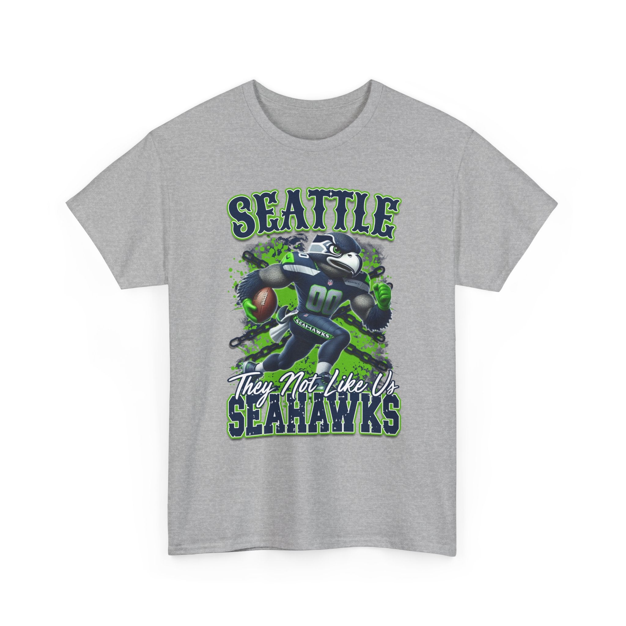 Seattle Seahawks They Not Like Us Football T-Shirt – “They Not Like Us” Grunge Fan Tee