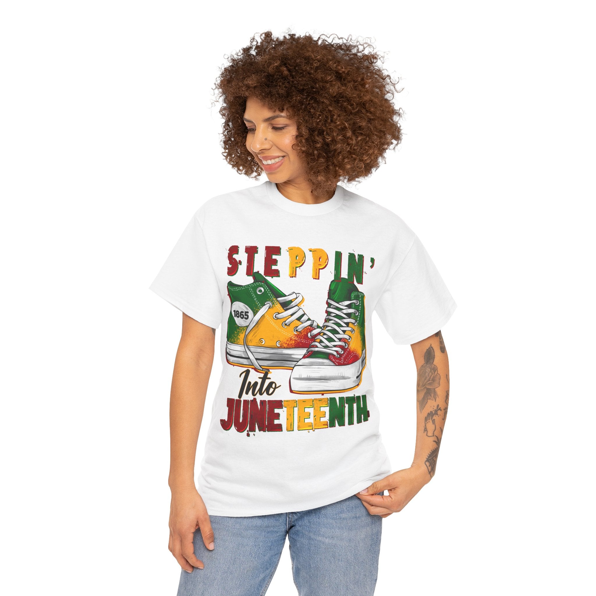 Juneteenth 'Steppin' Into Juneteenth' Graphic T-Shirt