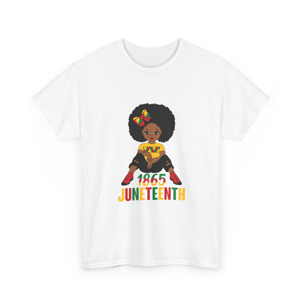 Juneteenth Afro Girl T-Shirt – 1865 Juneteenth Celebration Tee