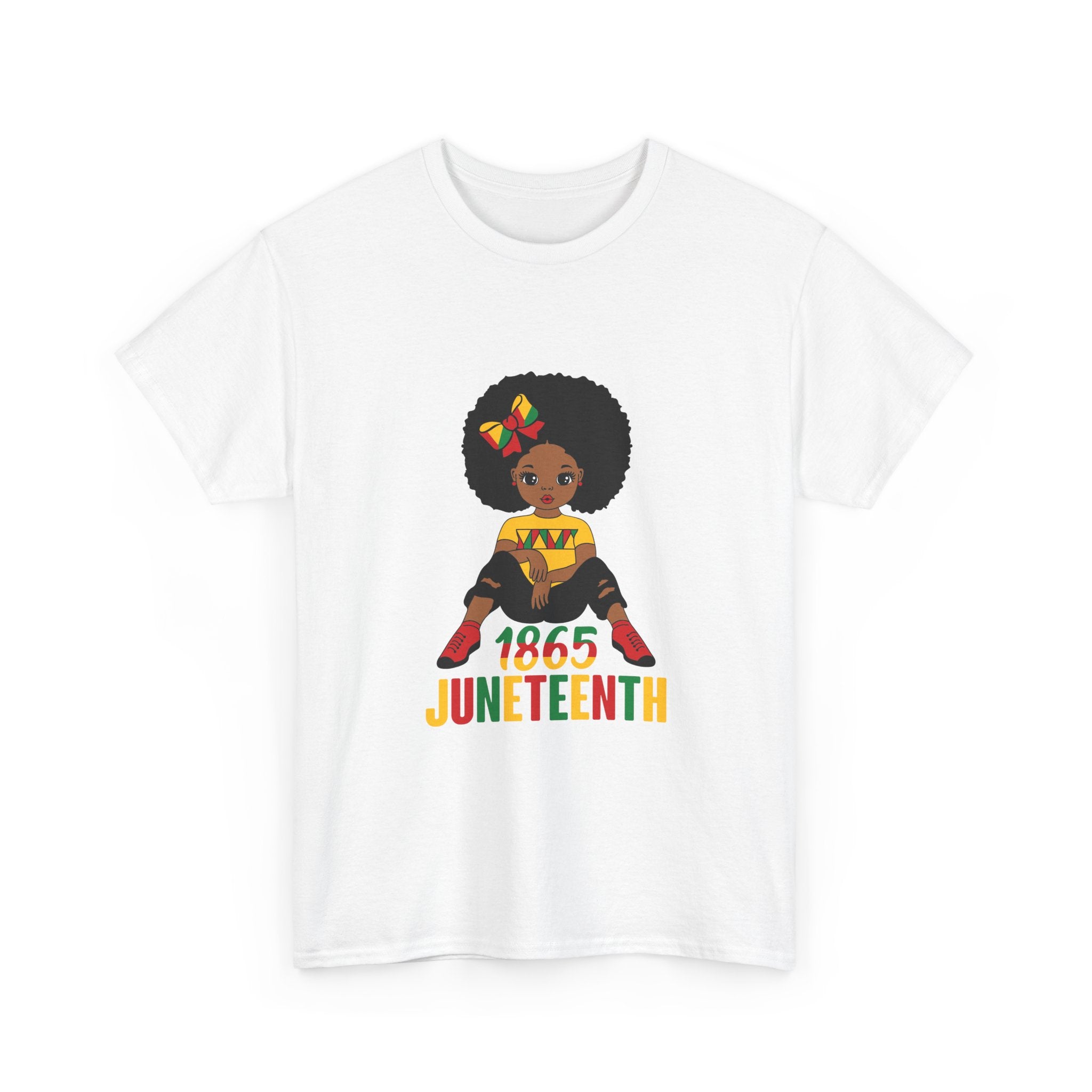 Juneteenth Afro Girl T-Shirt – 1865 Juneteenth Celebration Tee