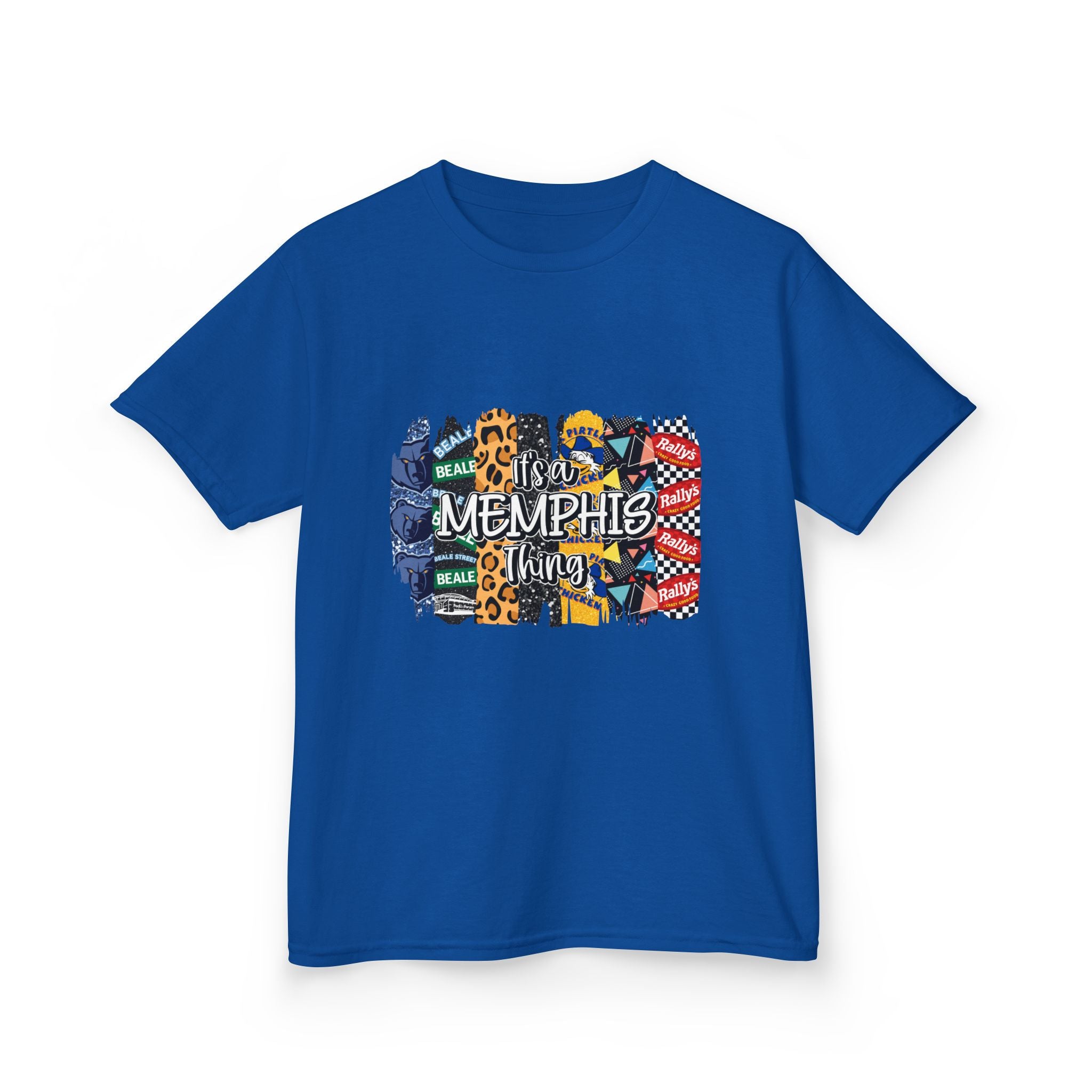 Memphis Kids T‑Shirt — Colorful Memphis City Pattern Tee