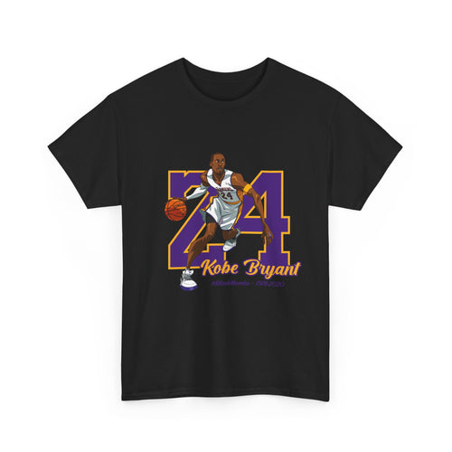 #24 Basketball Legend Tribute T-Shirt — Kobe Bryant Memorial Graphic Tee
