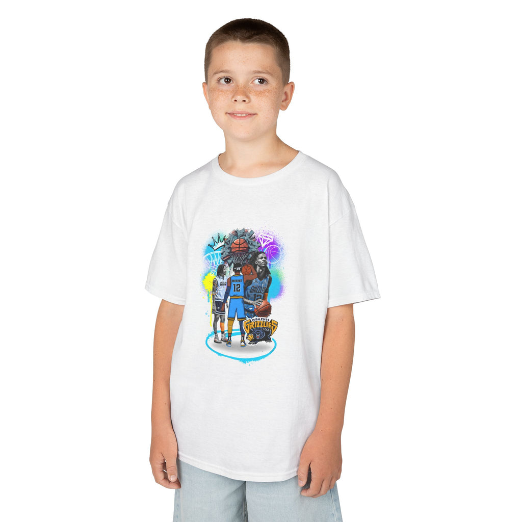 Kids Tee — Colorful Gamer Squad Graphic "Game On" Shirt