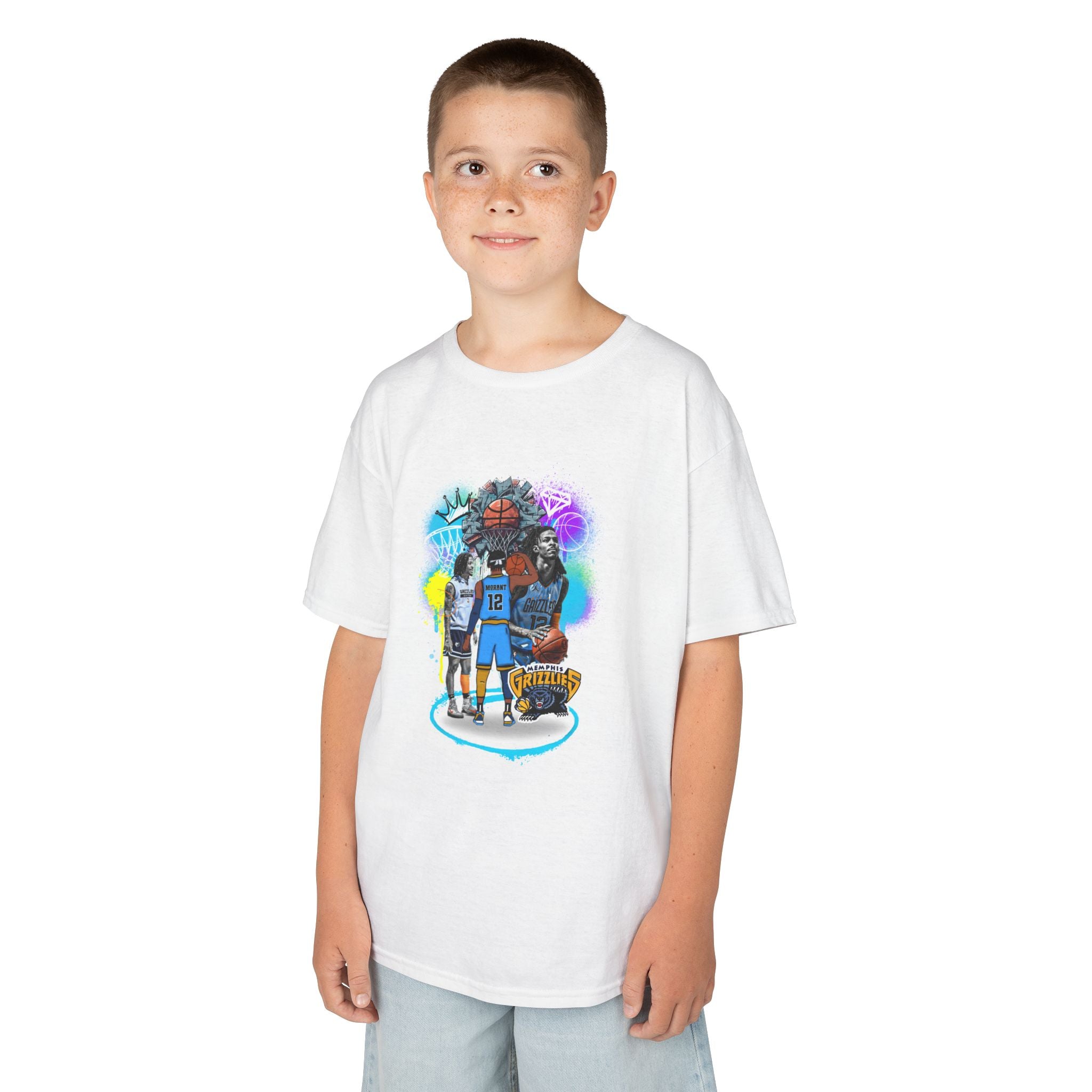 Kids Tee — Colorful Gamer Squad Graphic "Game On" Shirt