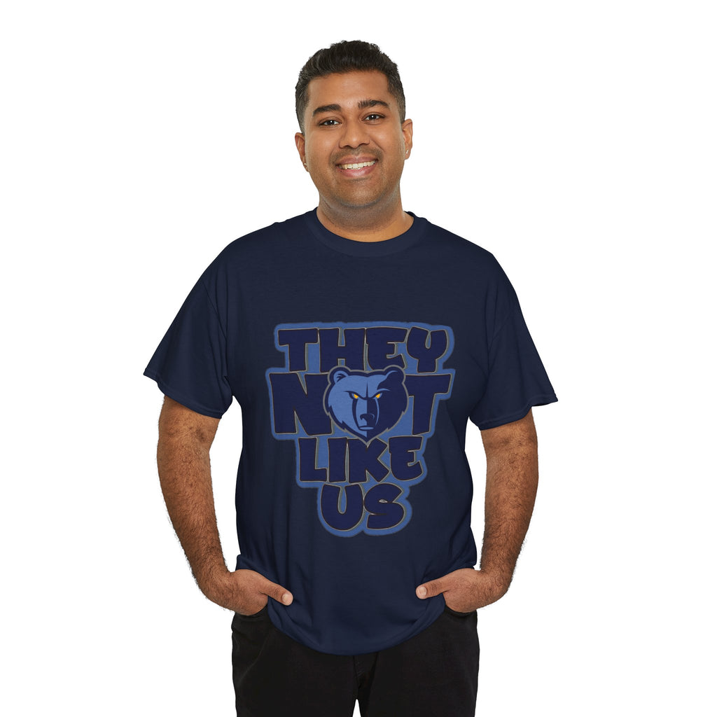 They Not Like Us Bear T-Shirt — Retro Grizzlies Fan Tee