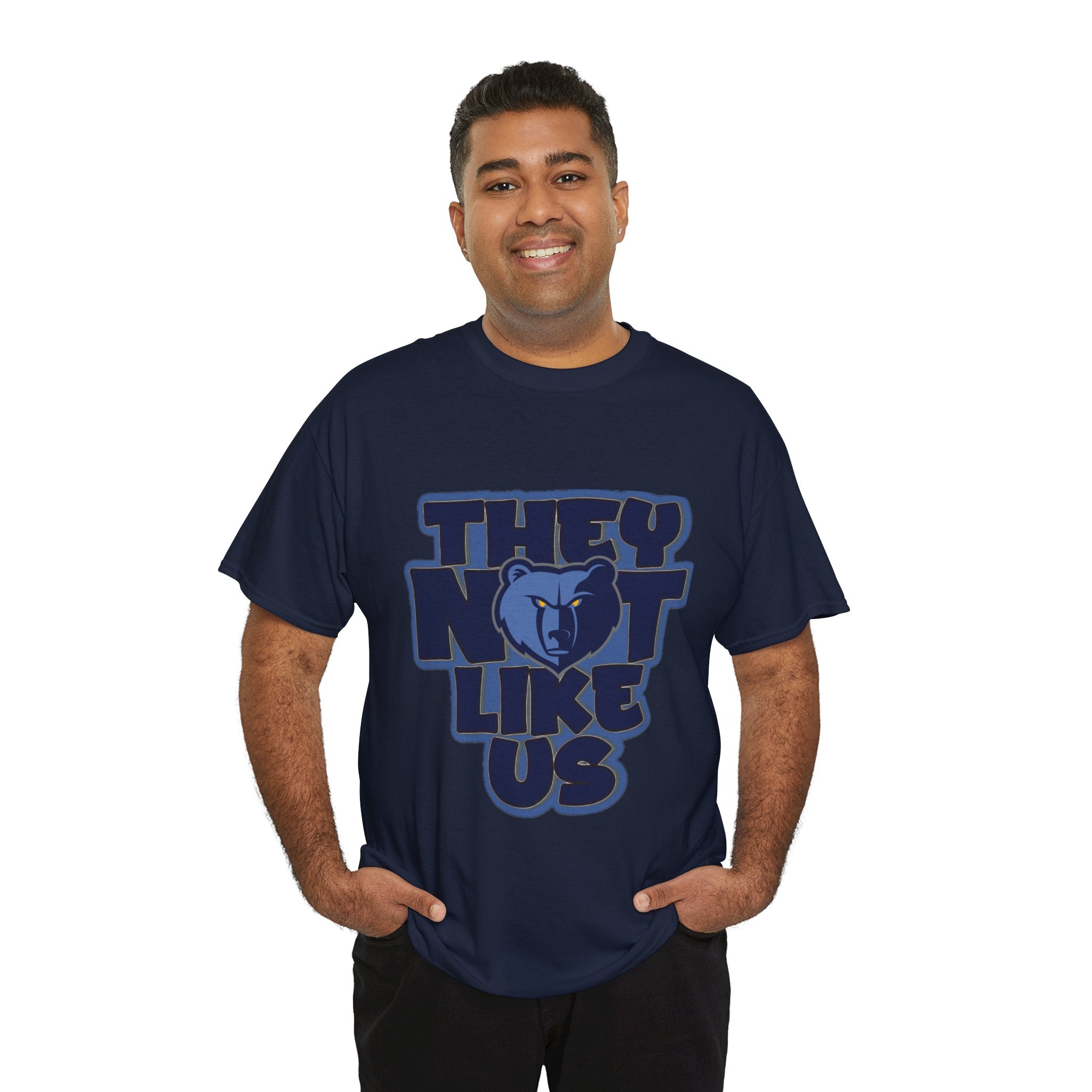 They Not Like Us Bear T-Shirt — Retro Grizzlies Fan Tee