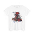 Spider-Man Mask T-Shirt — Watercolor Comic Hero Graphic Tee