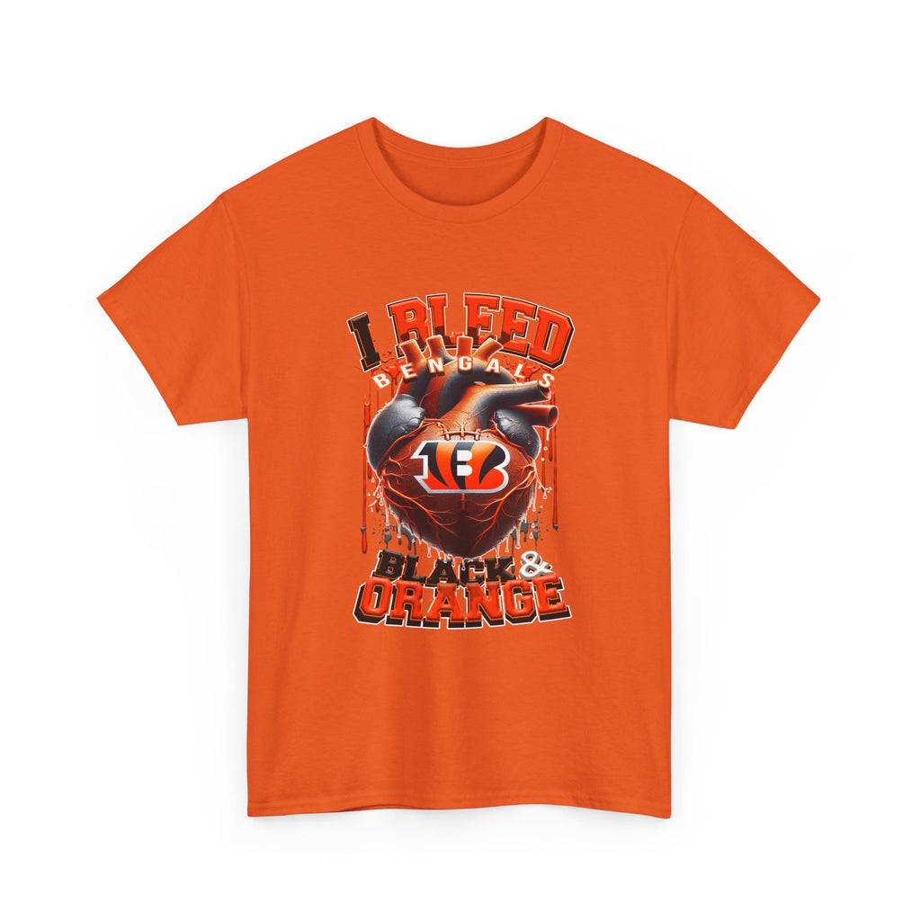 Bengals "I Bleed Black & Orange" T-Shirt