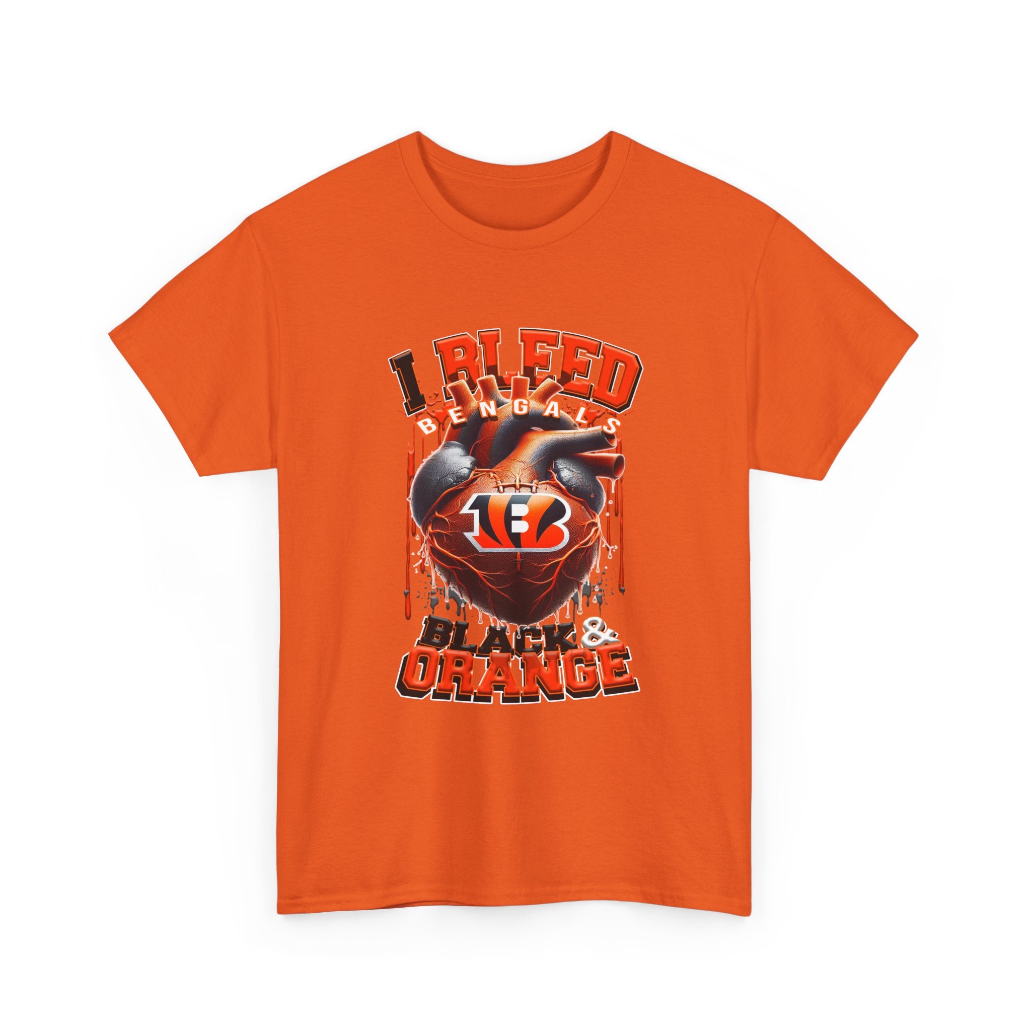 Bengals "I Bleed Black & Orange" T-Shirt