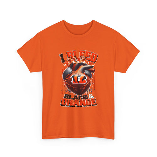 Bengals "I Bleed Black & Orange" T-Shirt