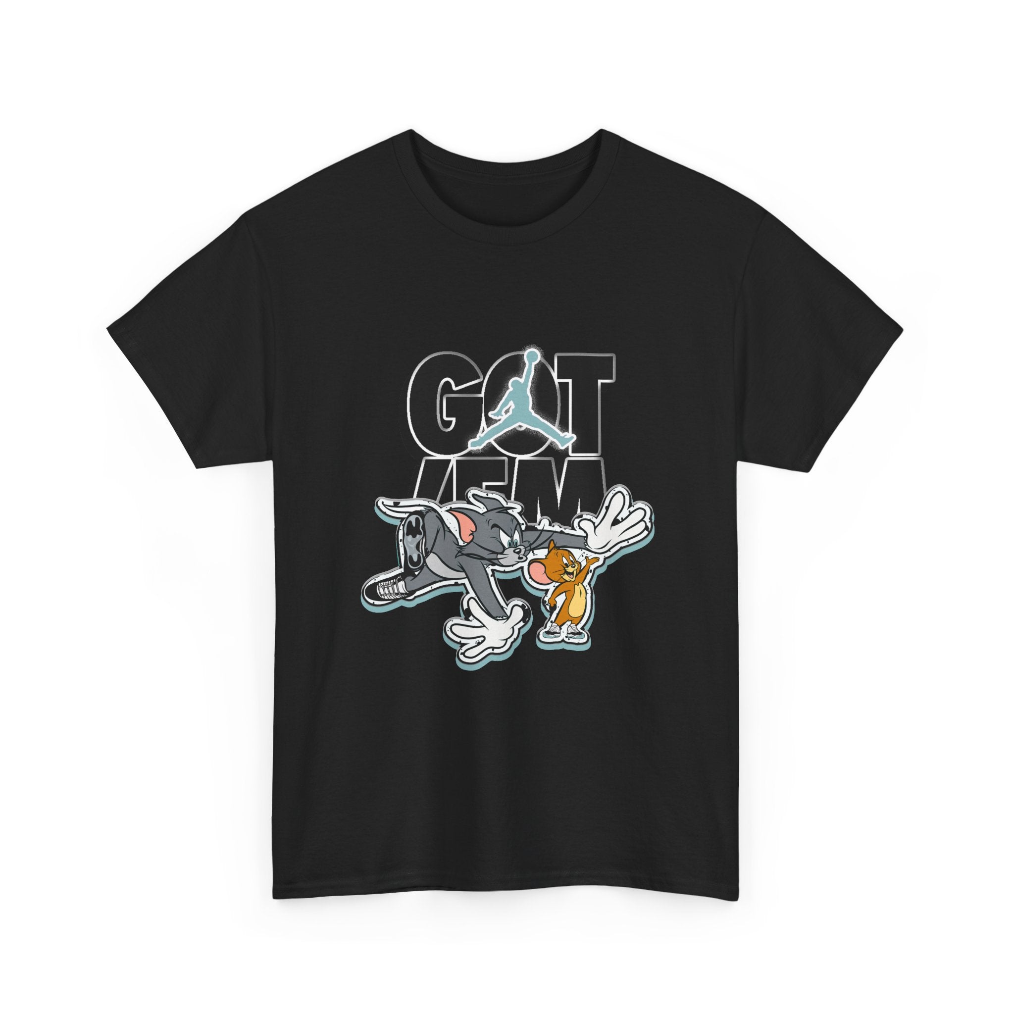 Got 'Em Cartoon Sneaker T-Shirt — Retro Tom & Jerry Streetwear