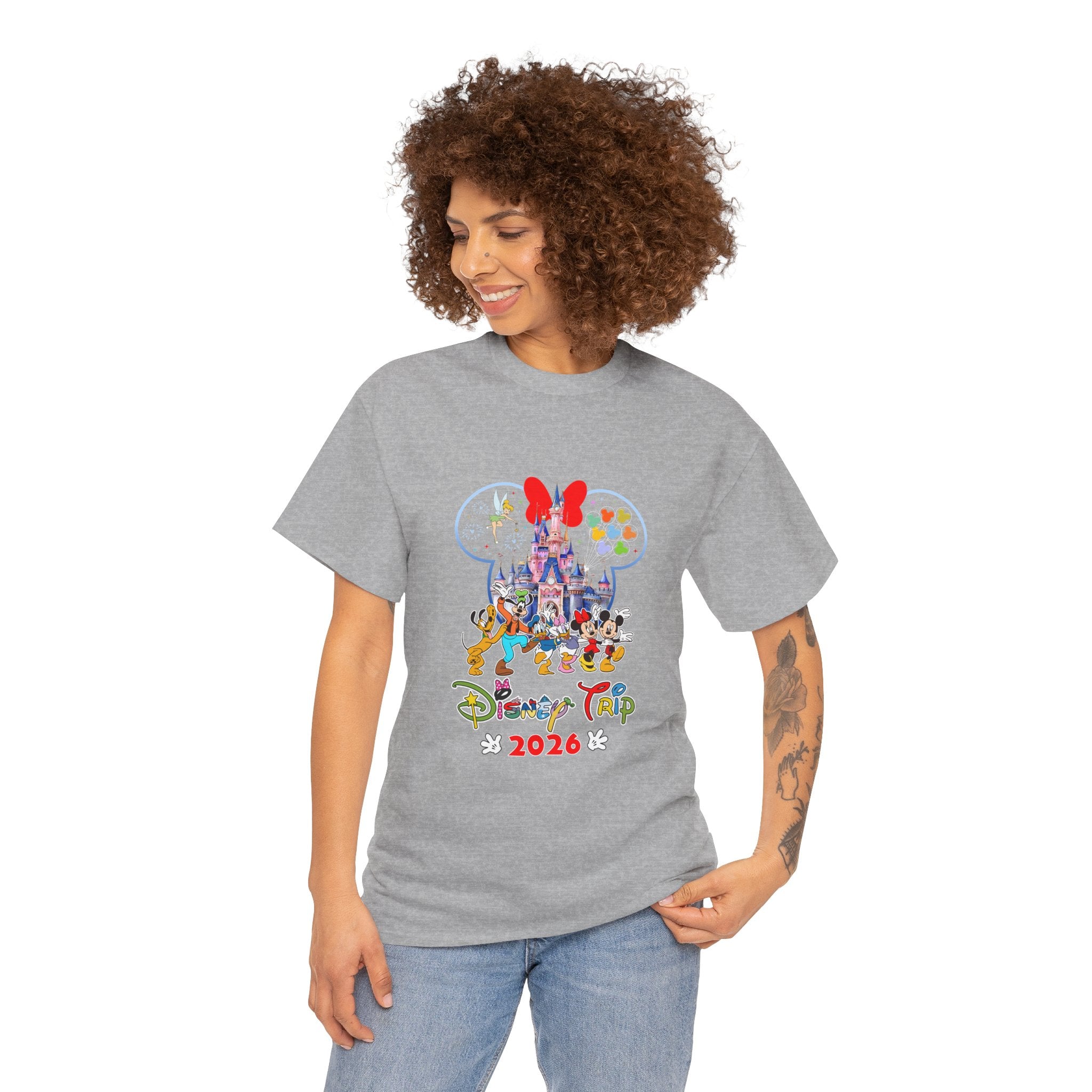 Disney Trip 2026 T‑Shirt — Castle & Characters Vacation Tee