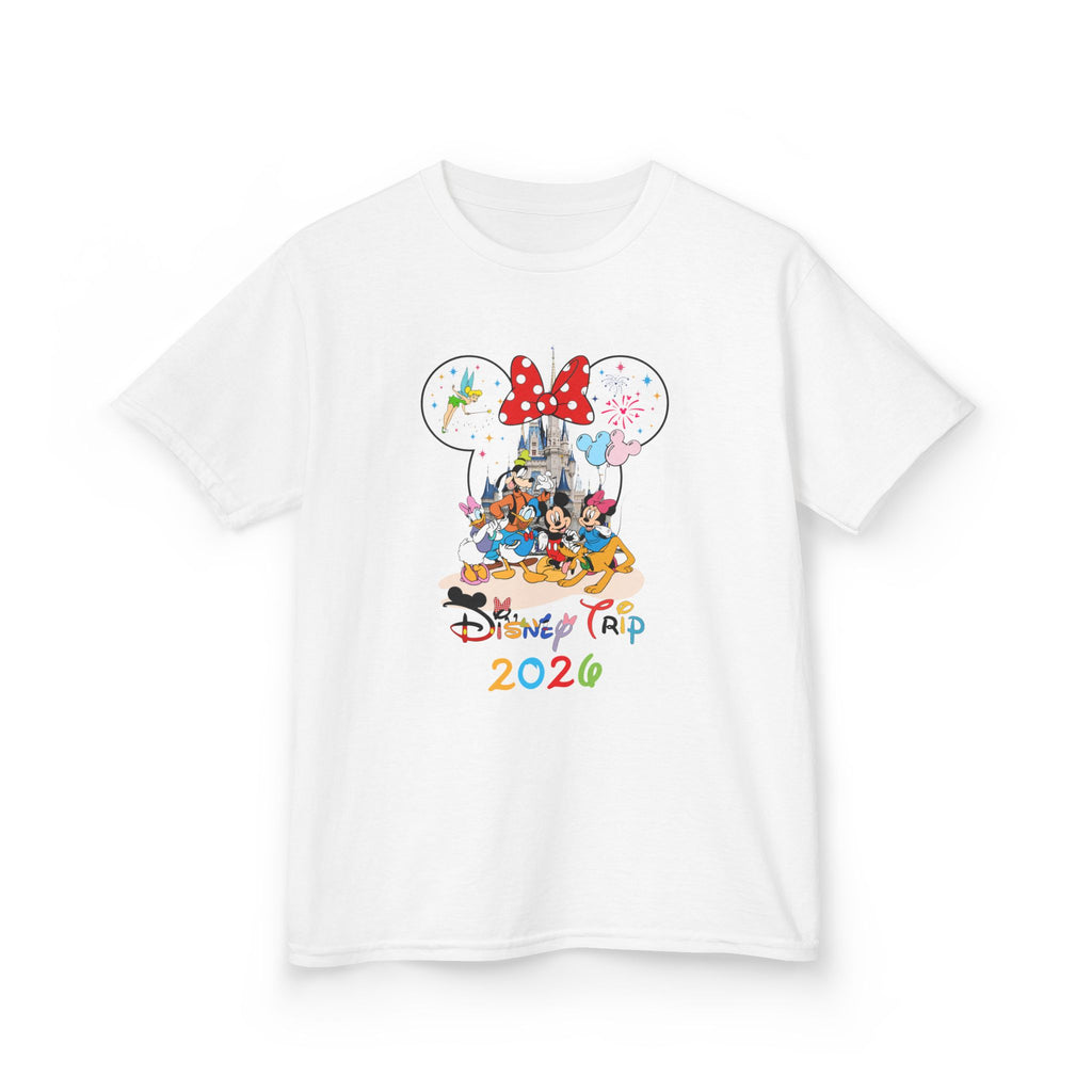 Kids Tee — "Disney Trip 2026" Castle & Characters Graphic