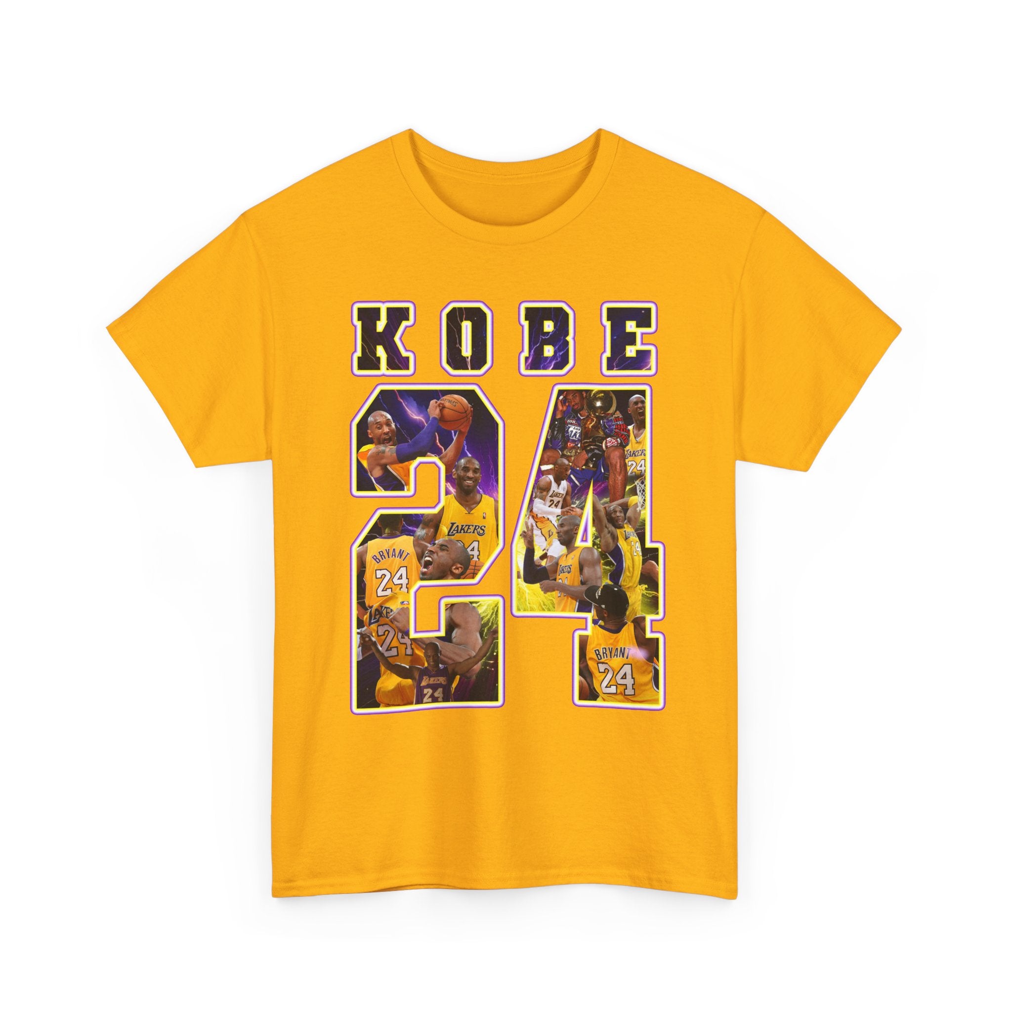 Number 24 Basketball Tribute Tee — Kobe 24 Collage Shirt