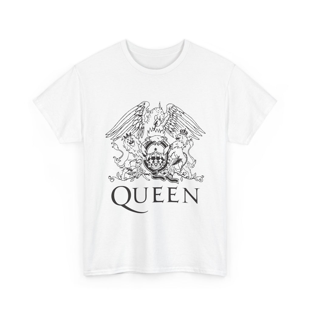Queen Band Crest T-Shirt — Vintage Rock Logo Tee