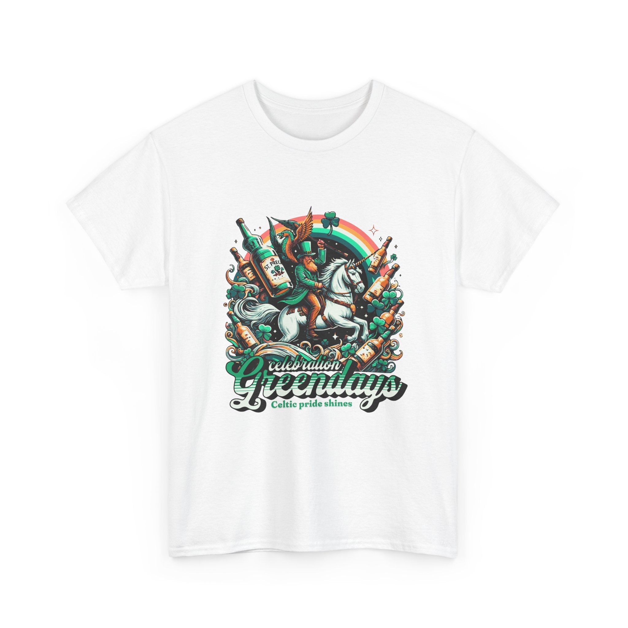 St. Patrick Celebration Greendays Rock Band Tee — St. Patrick's Day Graphic T-Shirt