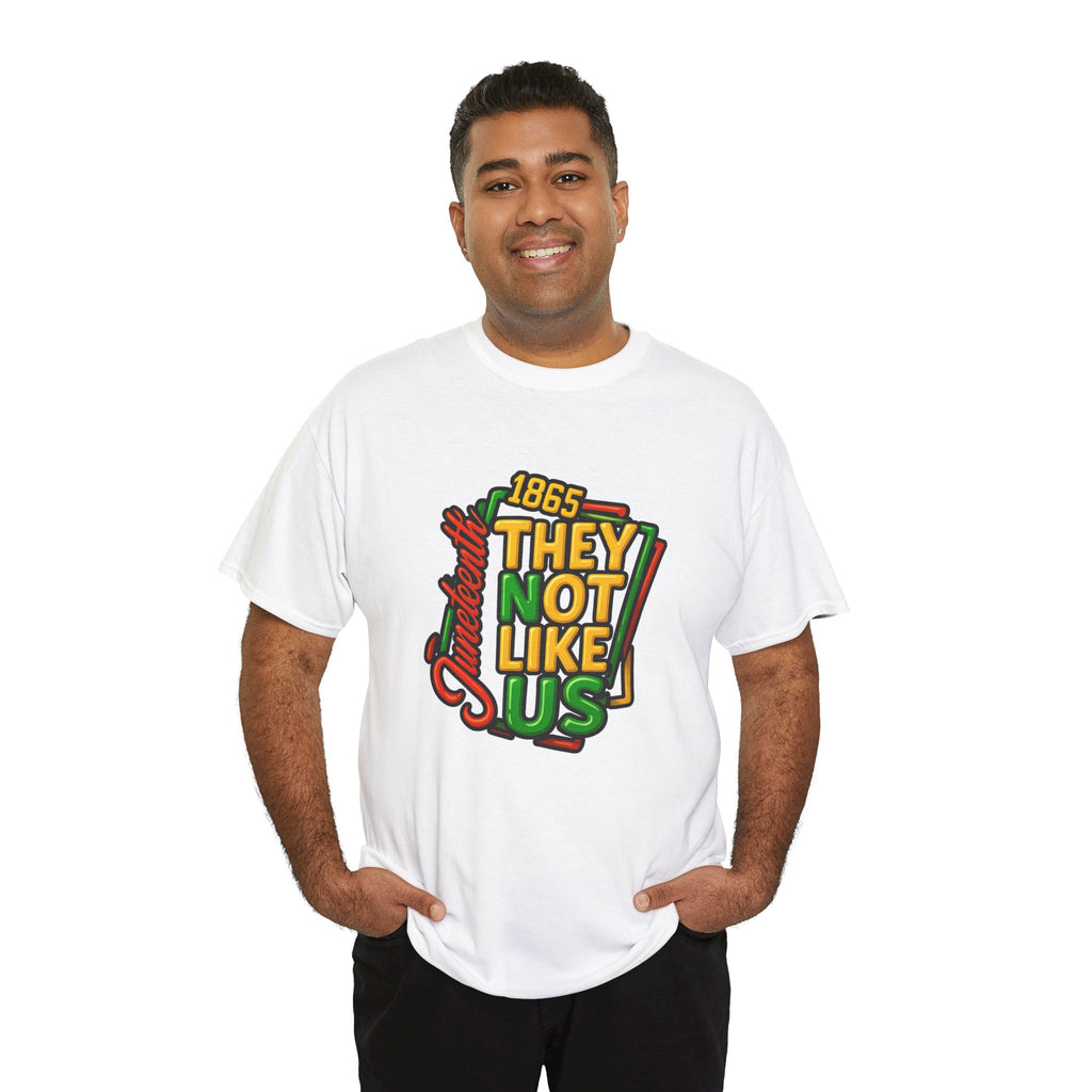 Juneteenth T-Shirt — '1865 They Not Like Us' Retro Civil Rights Statement Tee
