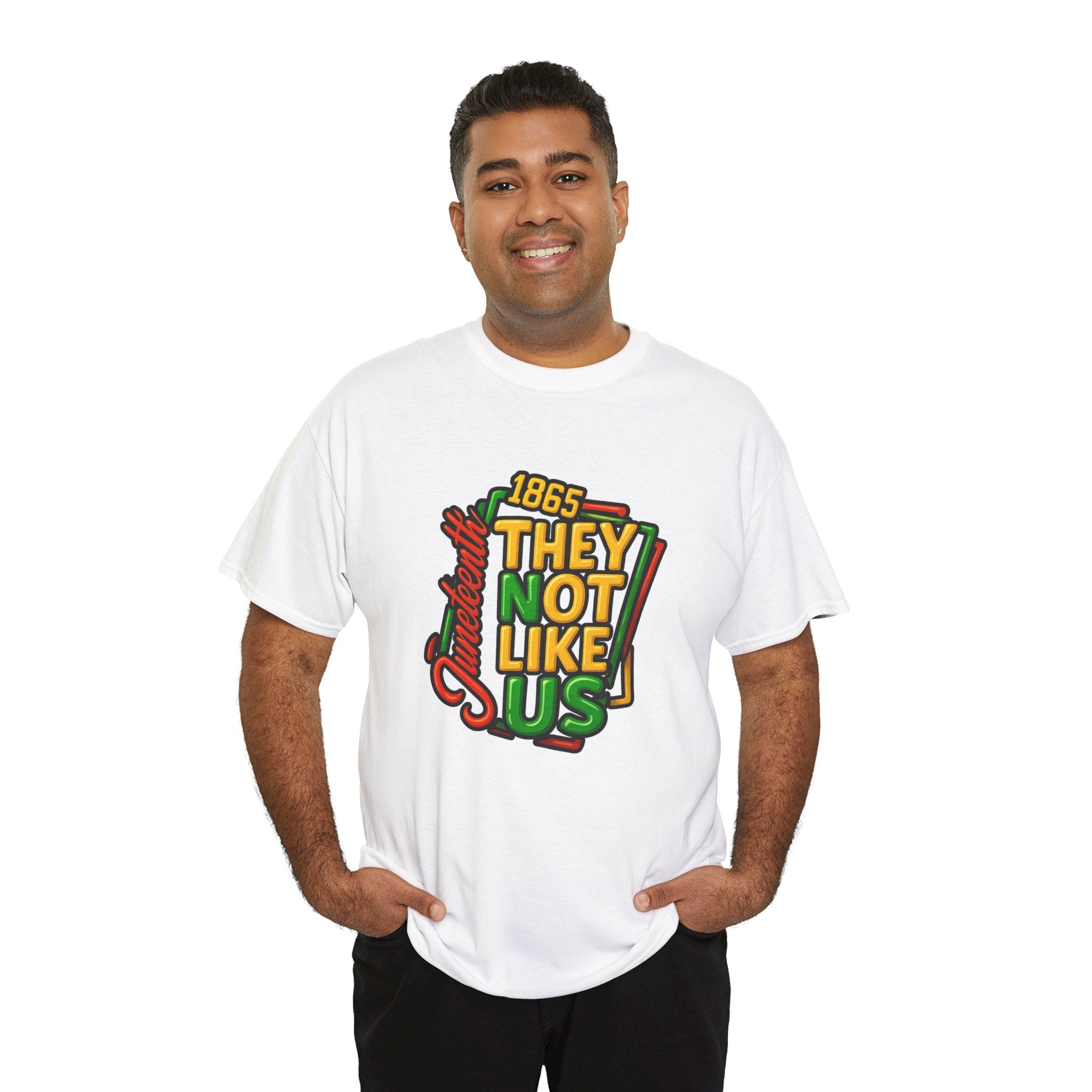 Juneteenth T-Shirt — '1865 They Not Like Us' Retro Civil Rights Statement Tee