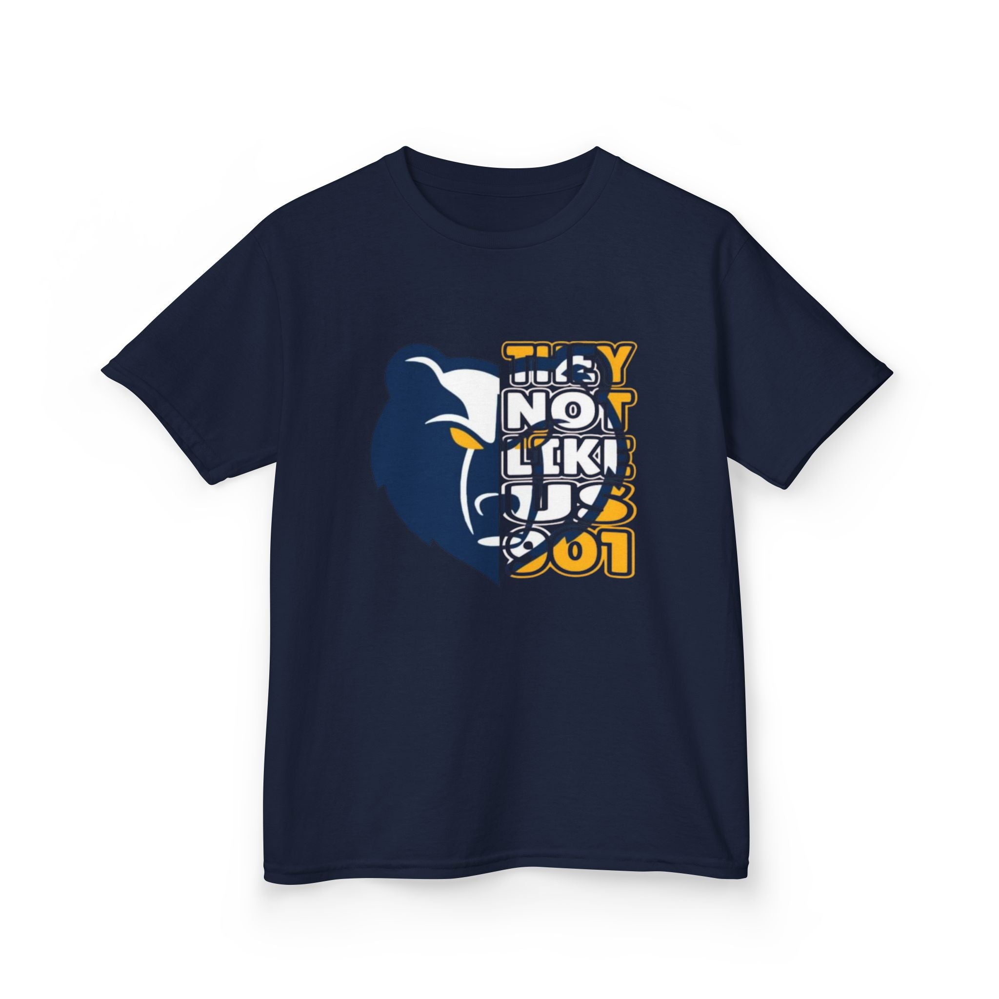 Kids Tee — Memphis Grizzlies Split Logo “They Not Like Us” Basketball Shirt