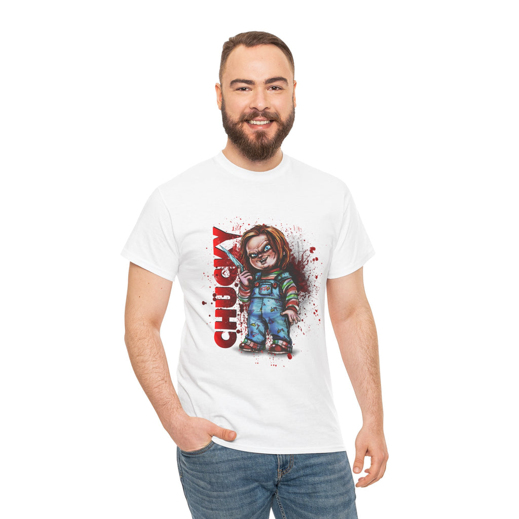 Chucky Horror T-Shirt — Bloody Killer Doll Graphic Tee