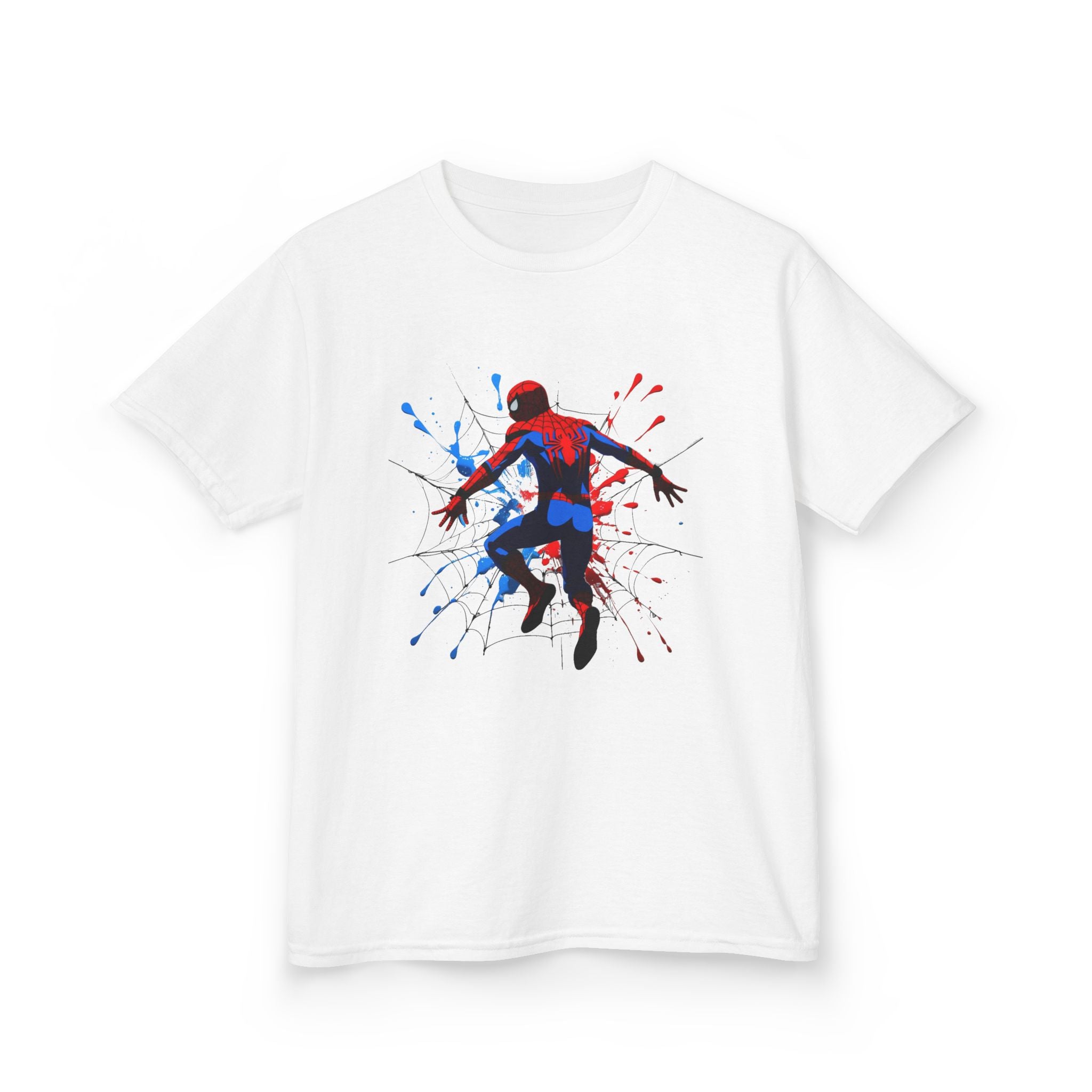 Spider=Man Kids T-Shirt — Spider-Man Superhero Splash Graphic Tee